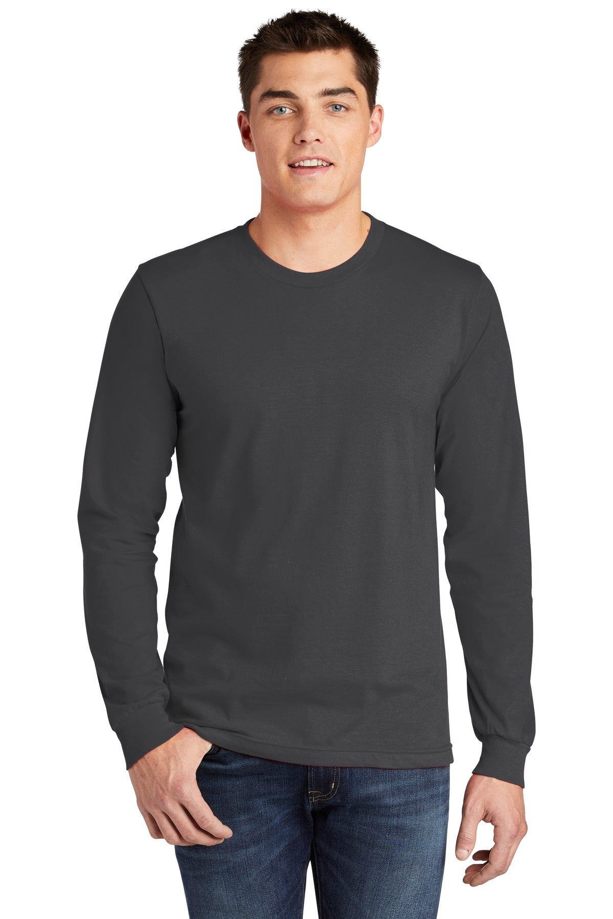 American Apparel Fine Jersey Unisex Long Sleeve T-Shirt. 2007W