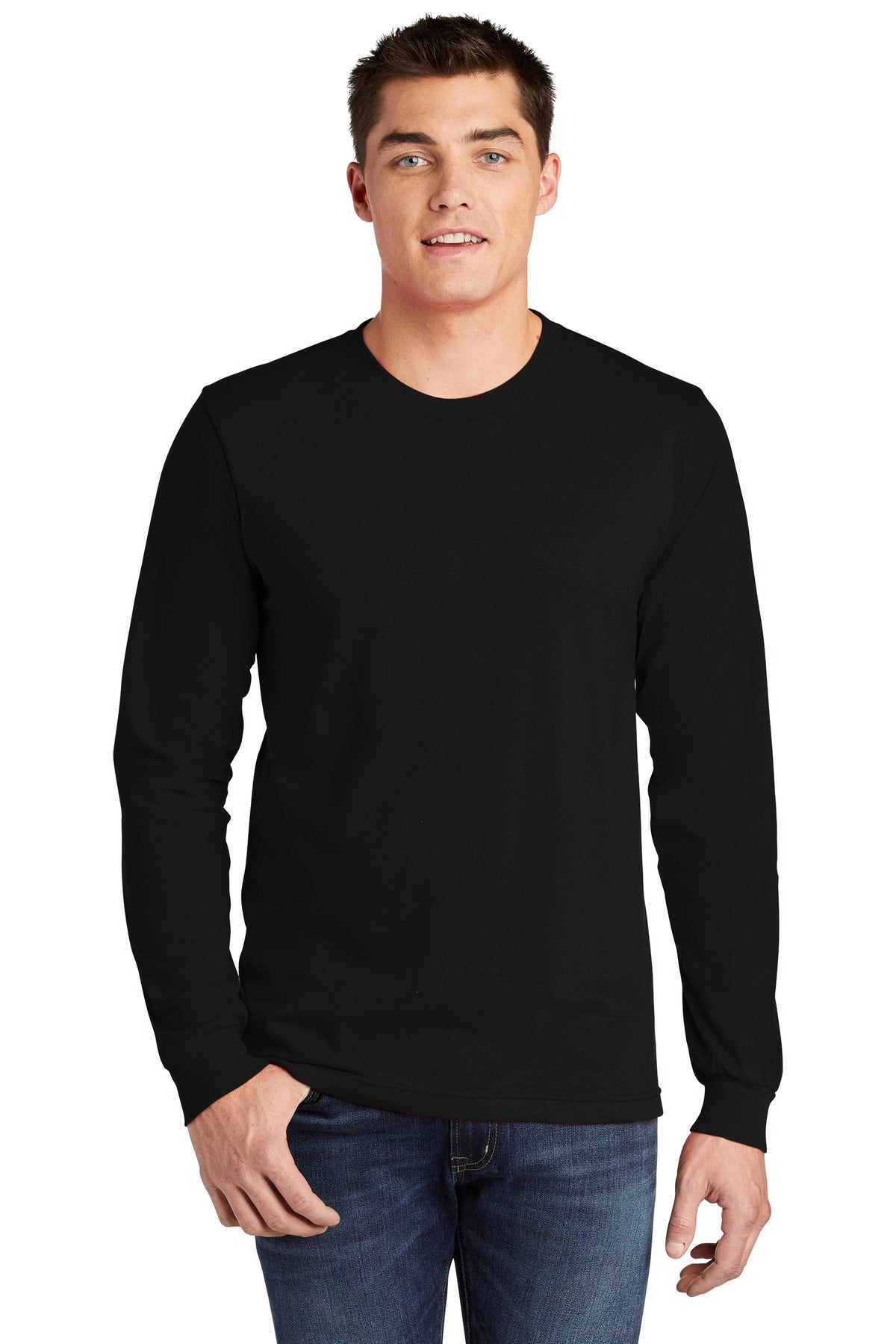 American Apparel Fine Jersey Unisex Long Sleeve T-Shirt. 2007W