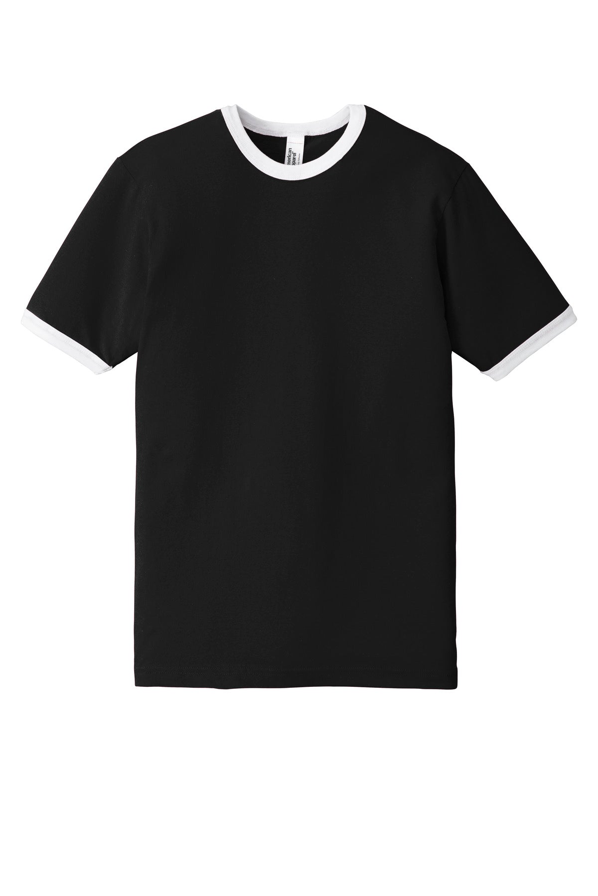 American Apparel Fine Jersey Ringer T-Shirt. 2410W