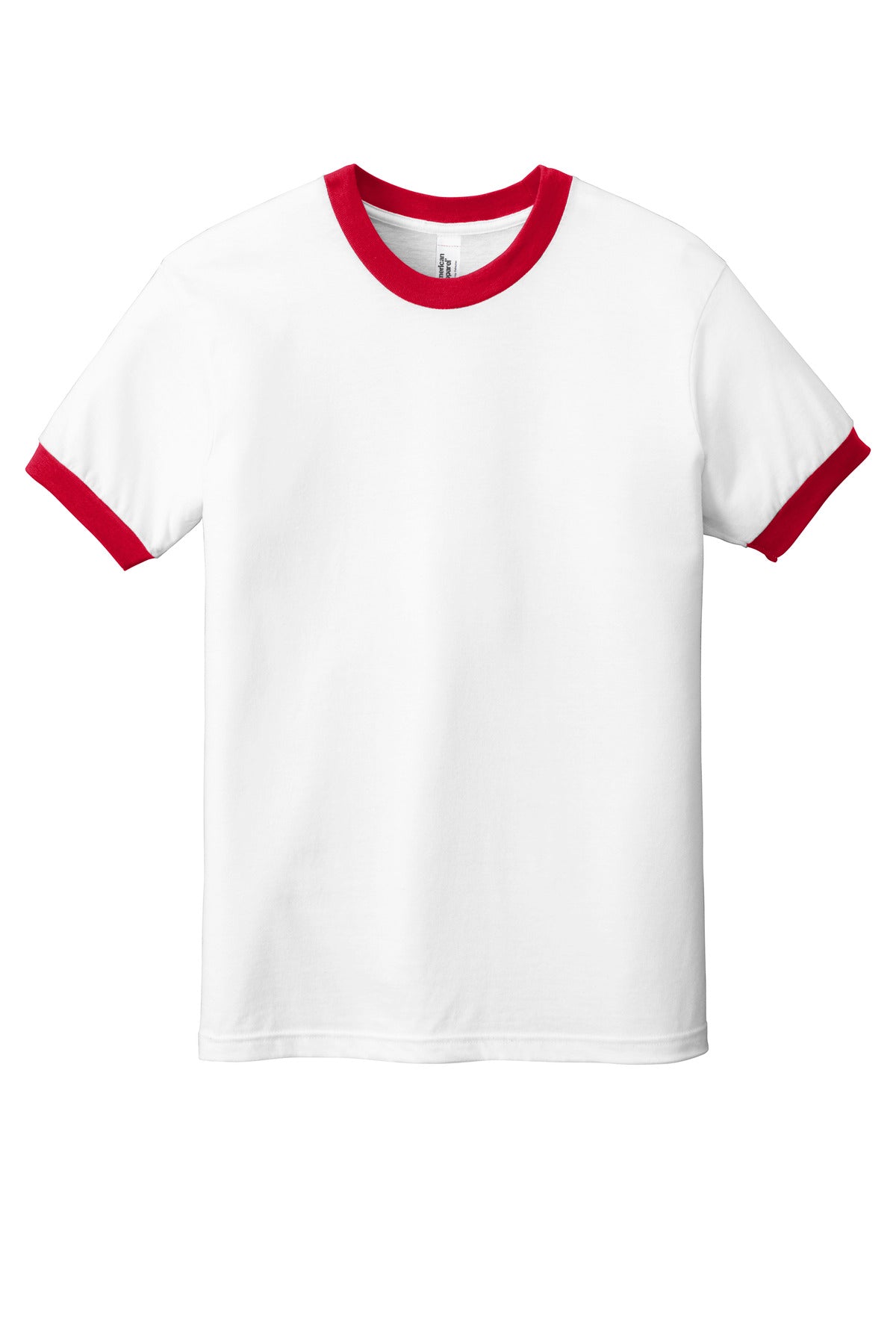 American Apparel Fine Jersey Ringer T-Shirt. 2410W