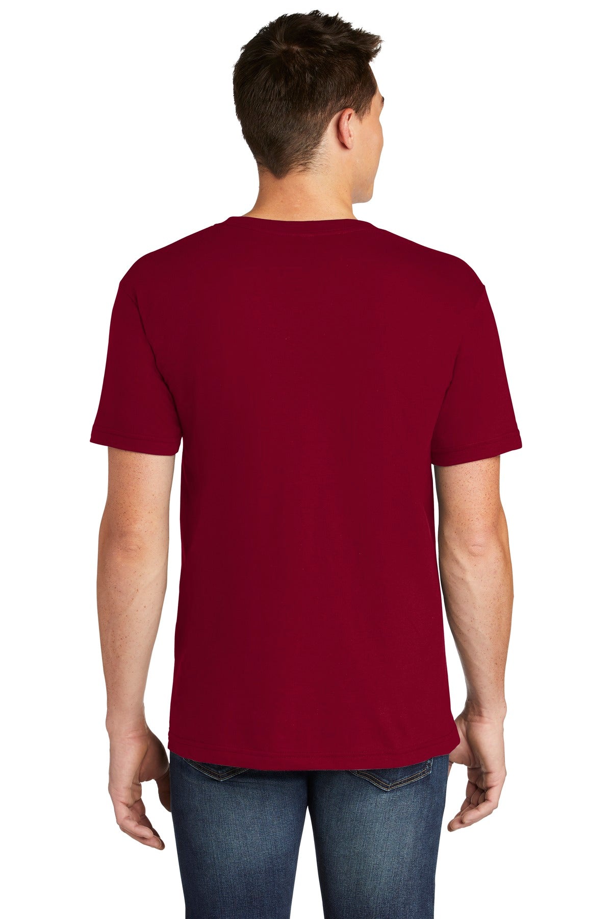 American Apparel Fine Jersey V-Neck T-Shirt. 2456W