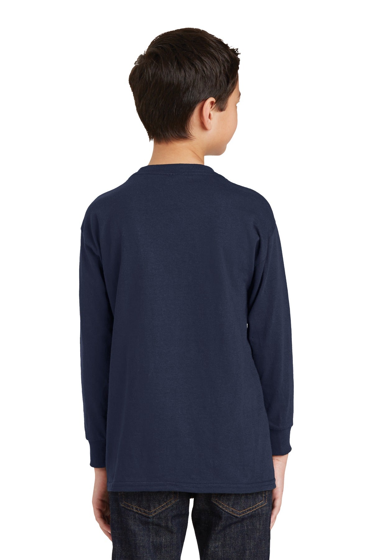 Gildan Youth Heavy Cotton™ 100% Cotton Long Sleeve T-Shirt. 5400B