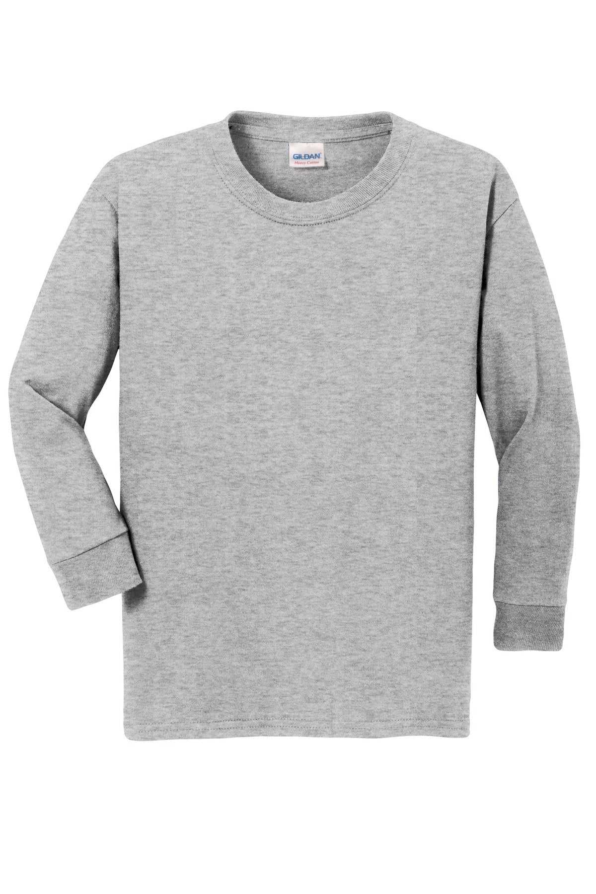 Gildan Youth Heavy Cotton™ 100% Cotton Long Sleeve T-Shirt. 5400B