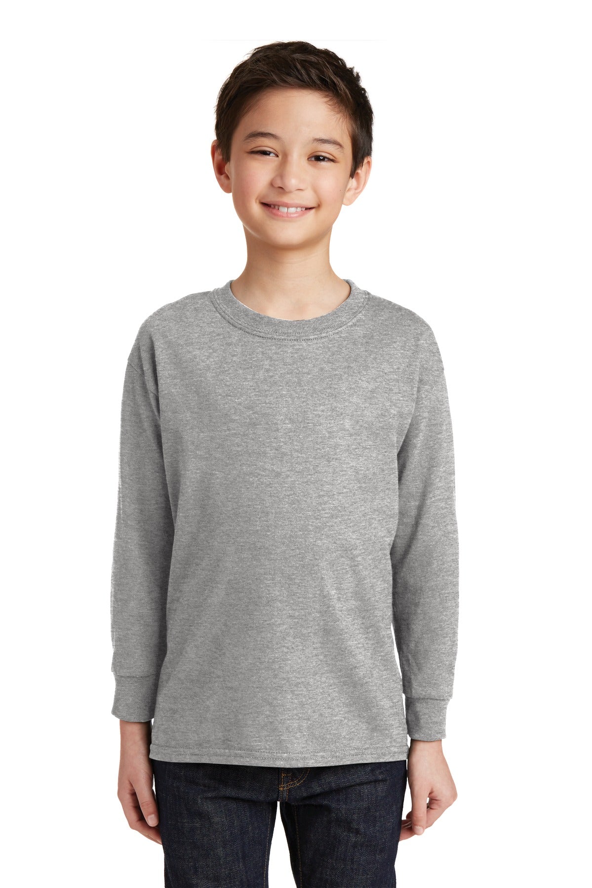 Gildan Youth Heavy Cotton™ 100% Cotton Long Sleeve T-Shirt. 5400B
