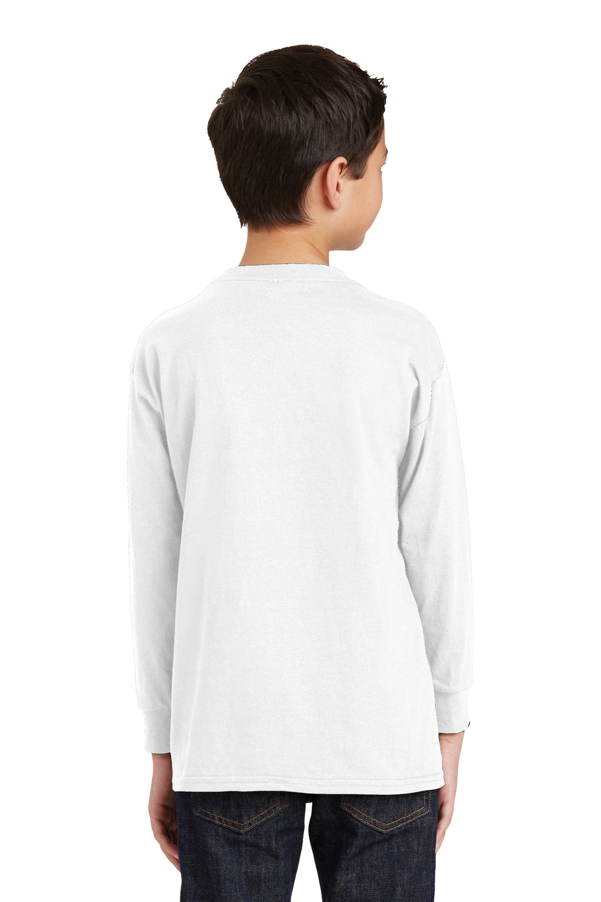 Gildan Youth Heavy Cotton™ 100% Cotton Long Sleeve T-Shirt. 5400B