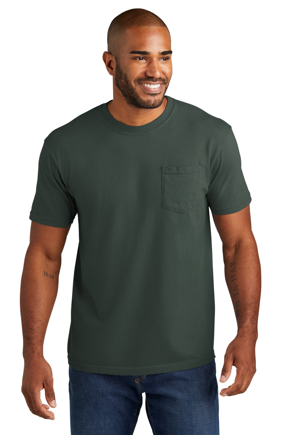 COMFORT COLORS Heavyweight Ring Spun Pocket Tee. 6030