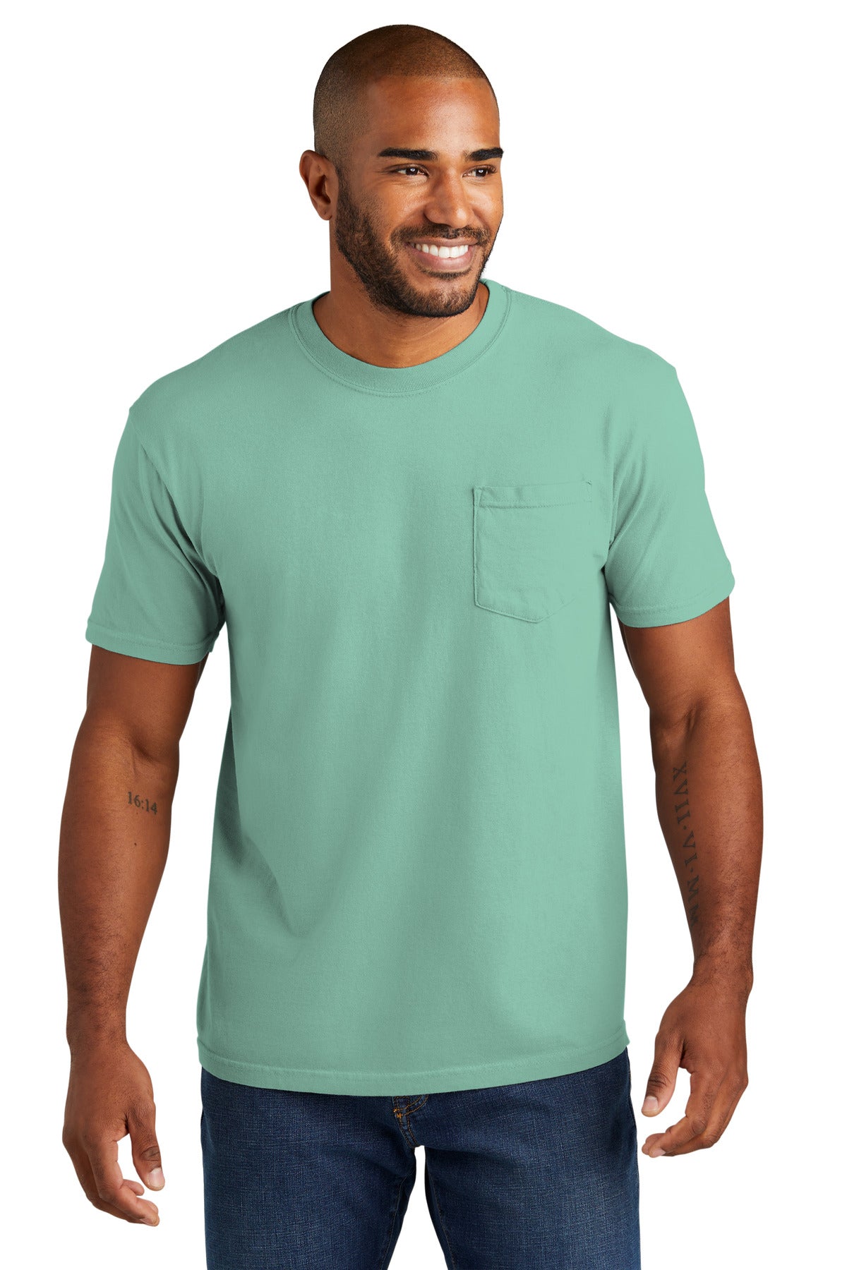 COMFORT COLORS Heavyweight Ring Spun Pocket Tee. 6030