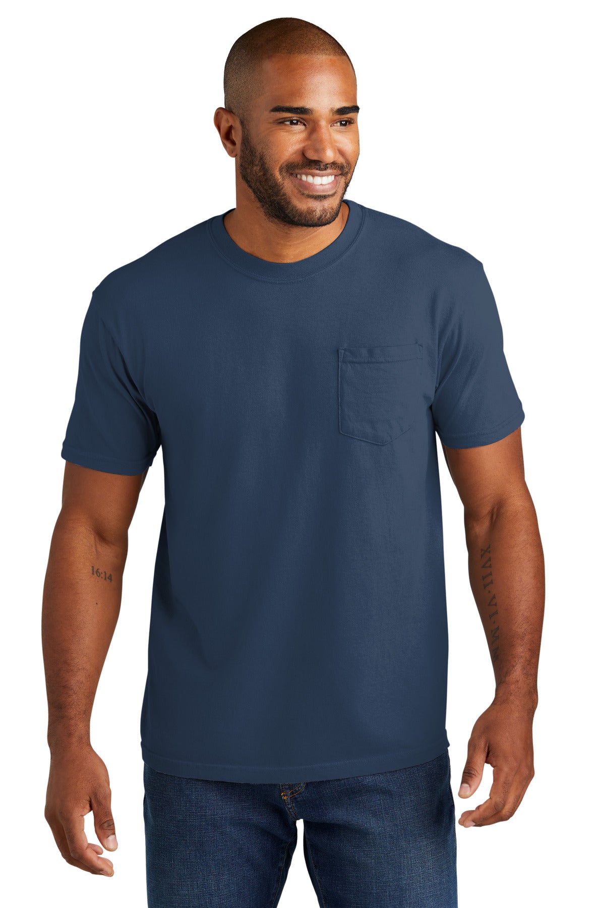 COMFORT COLORS Heavyweight Ring Spun Pocket Tee. 6030