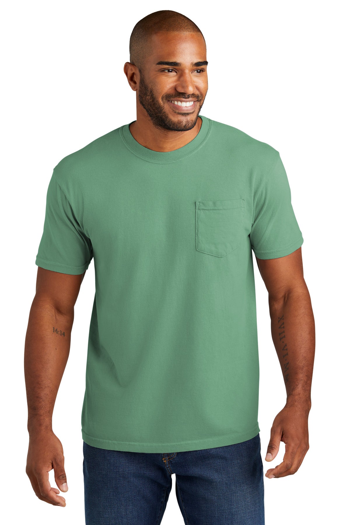 COMFORT COLORS Heavyweight Ring Spun Pocket Tee. 6030