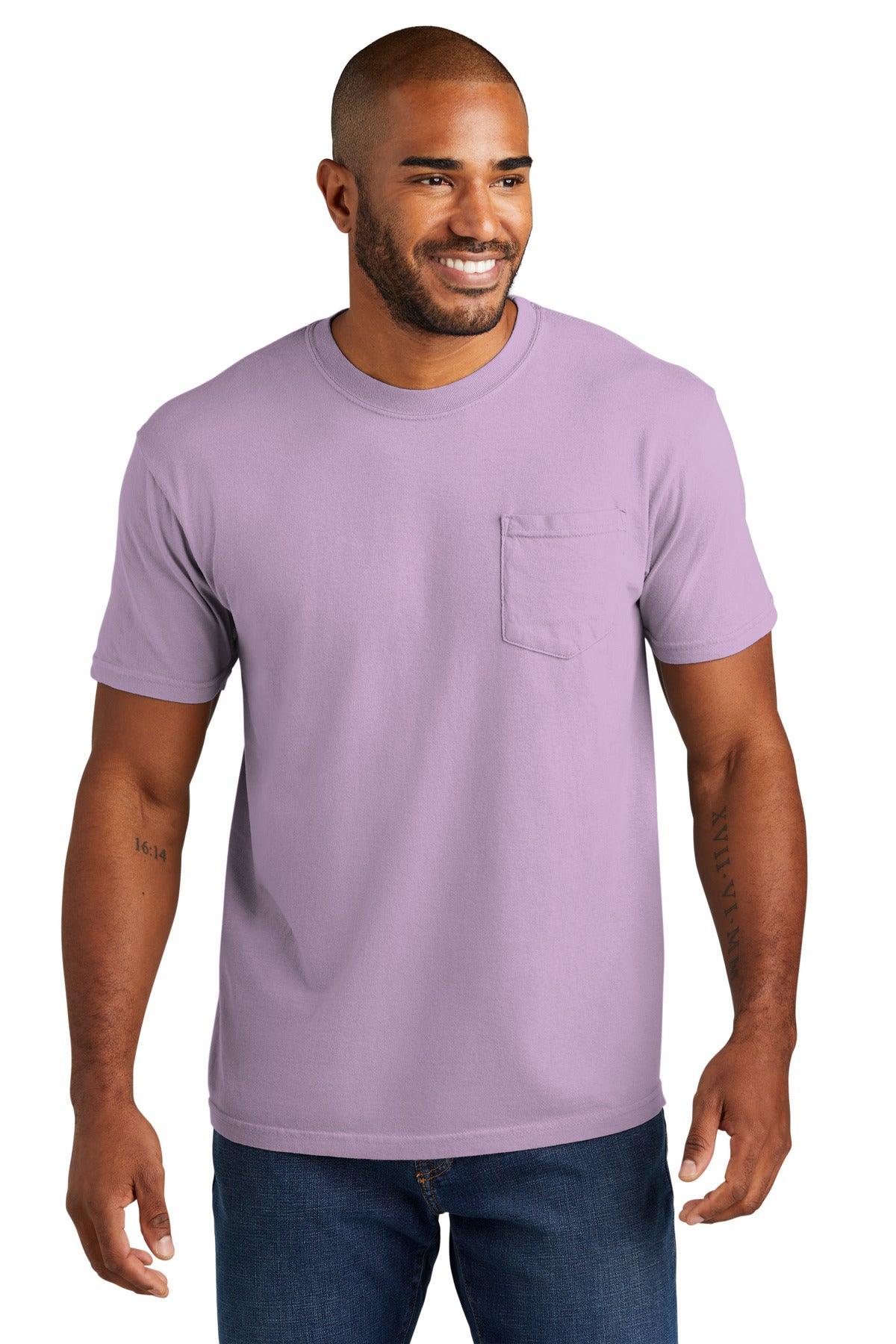 COMFORT COLORS Heavyweight Ring Spun Pocket Tee. 6030