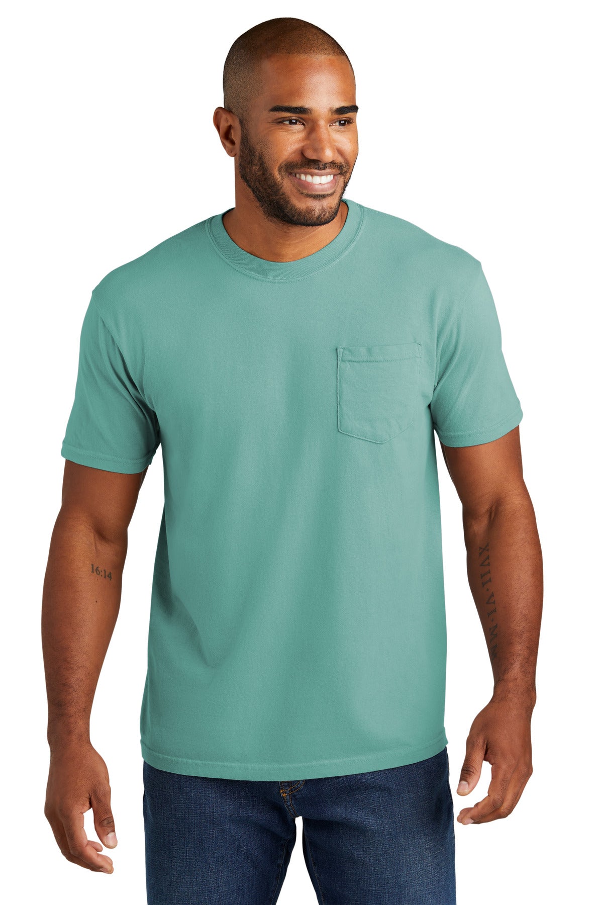COMFORT COLORS Heavyweight Ring Spun Pocket Tee. 6030