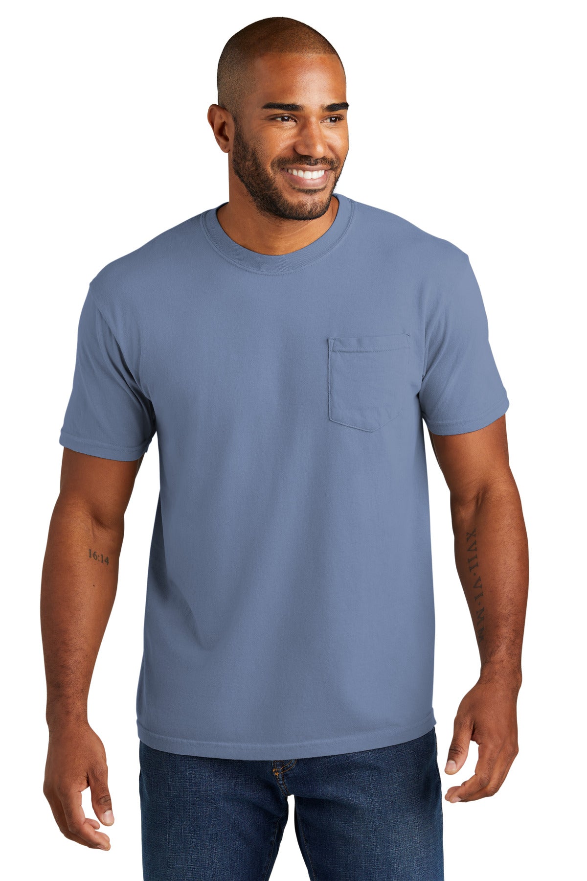 COMFORT COLORS Heavyweight Ring Spun Pocket Tee. 6030