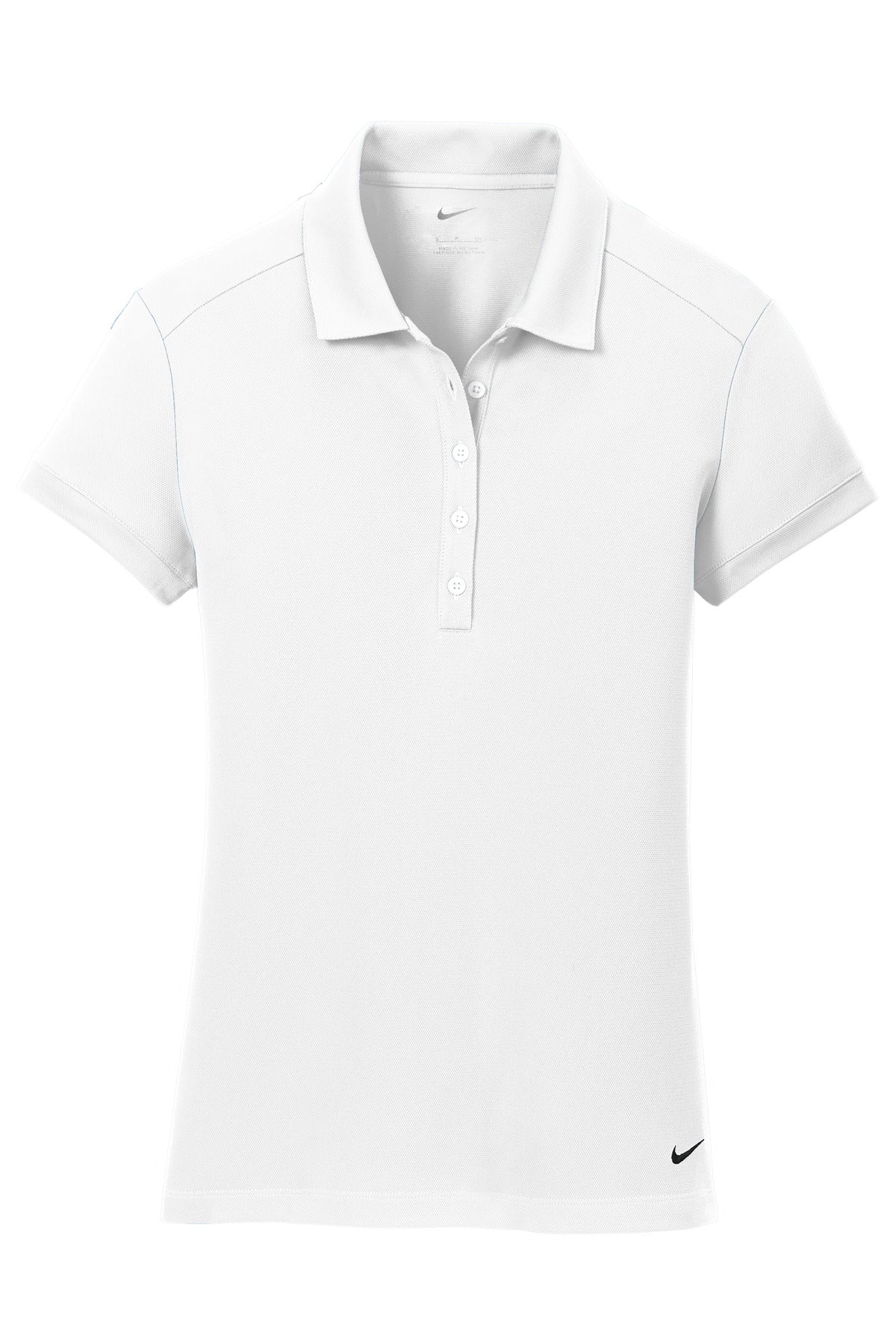 Nike Ladies Dri-FIT Solid Icon Pique Modern Fit Polo. 746100
