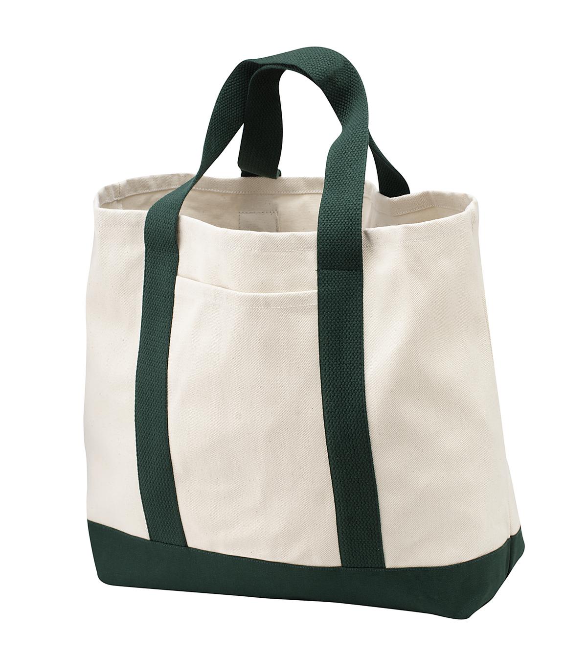 Port Authority - Ideal Twill Two-Tone Shopping Tote. B400