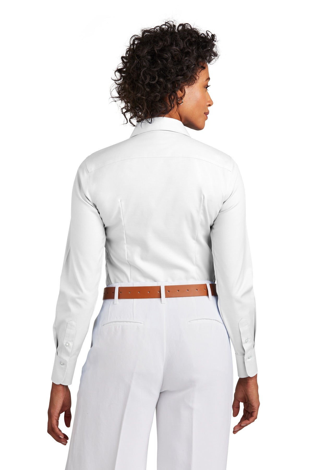 Brooks Brothers Women's Wrinkle-Free Stretch Pinpoint Shirt BB18001