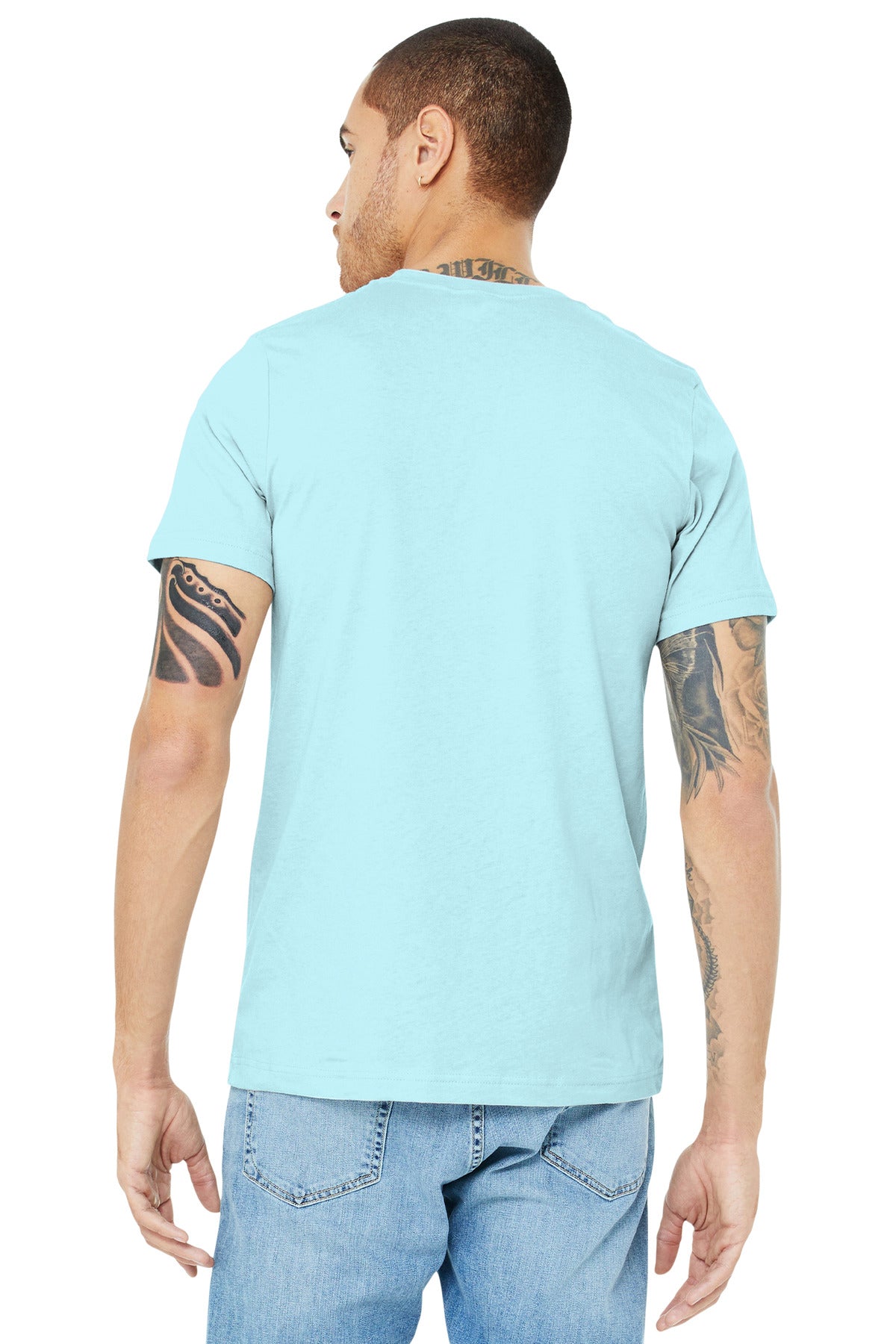 BELLA+CANVAS Unisex Heather CVC Short Sleeve Tee. BC3001CVC