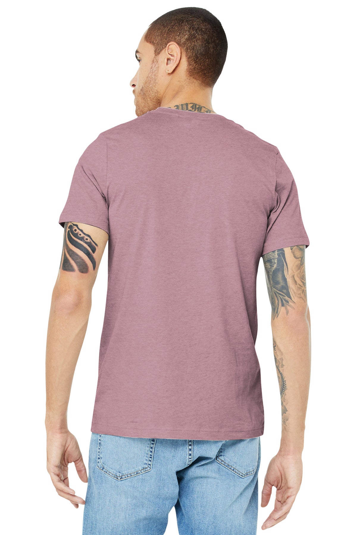 BELLA+CANVAS Unisex Heather CVC Short Sleeve Tee. BC3001CVC