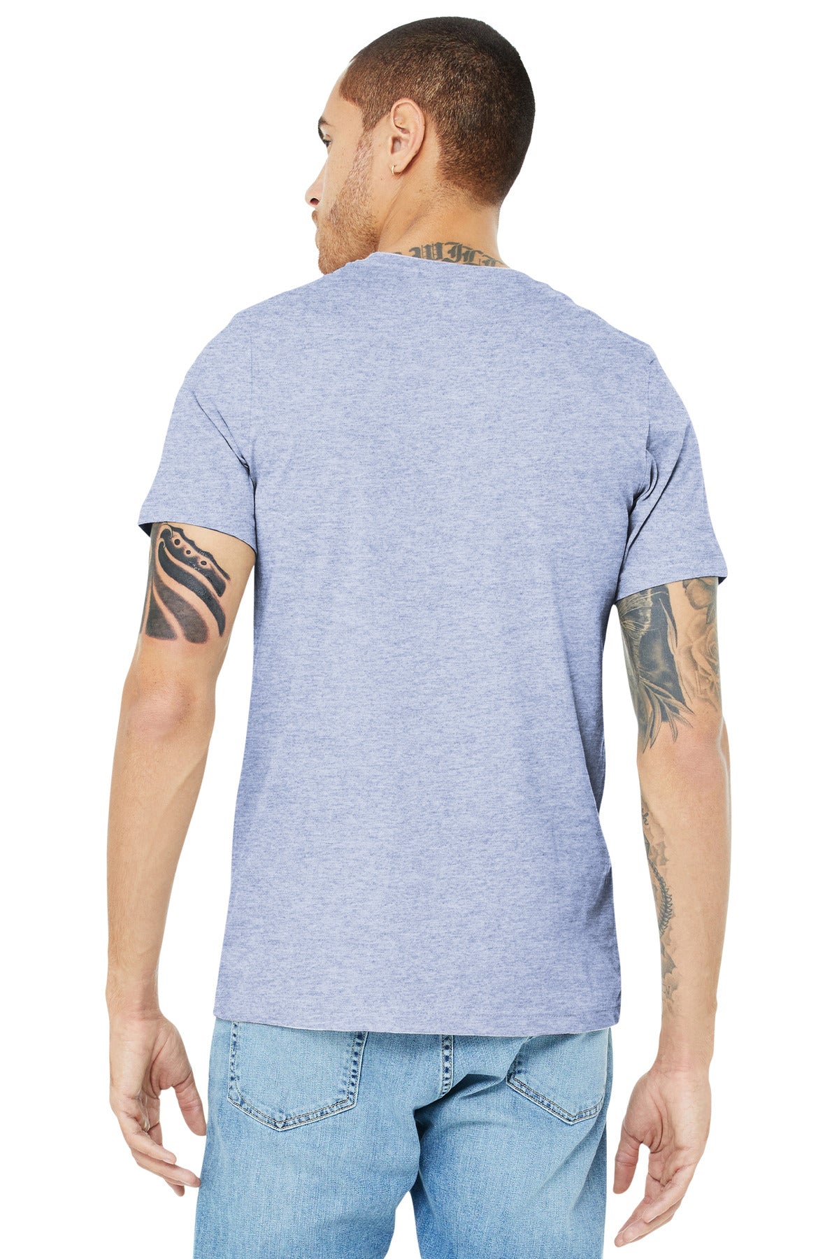 BELLA+CANVAS Unisex Heather CVC Short Sleeve Tee. BC3001CVC