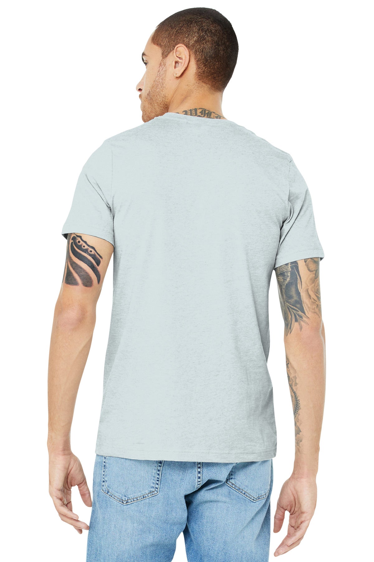 BELLA+CANVAS Unisex Heather CVC Short Sleeve Tee. BC3001CVC