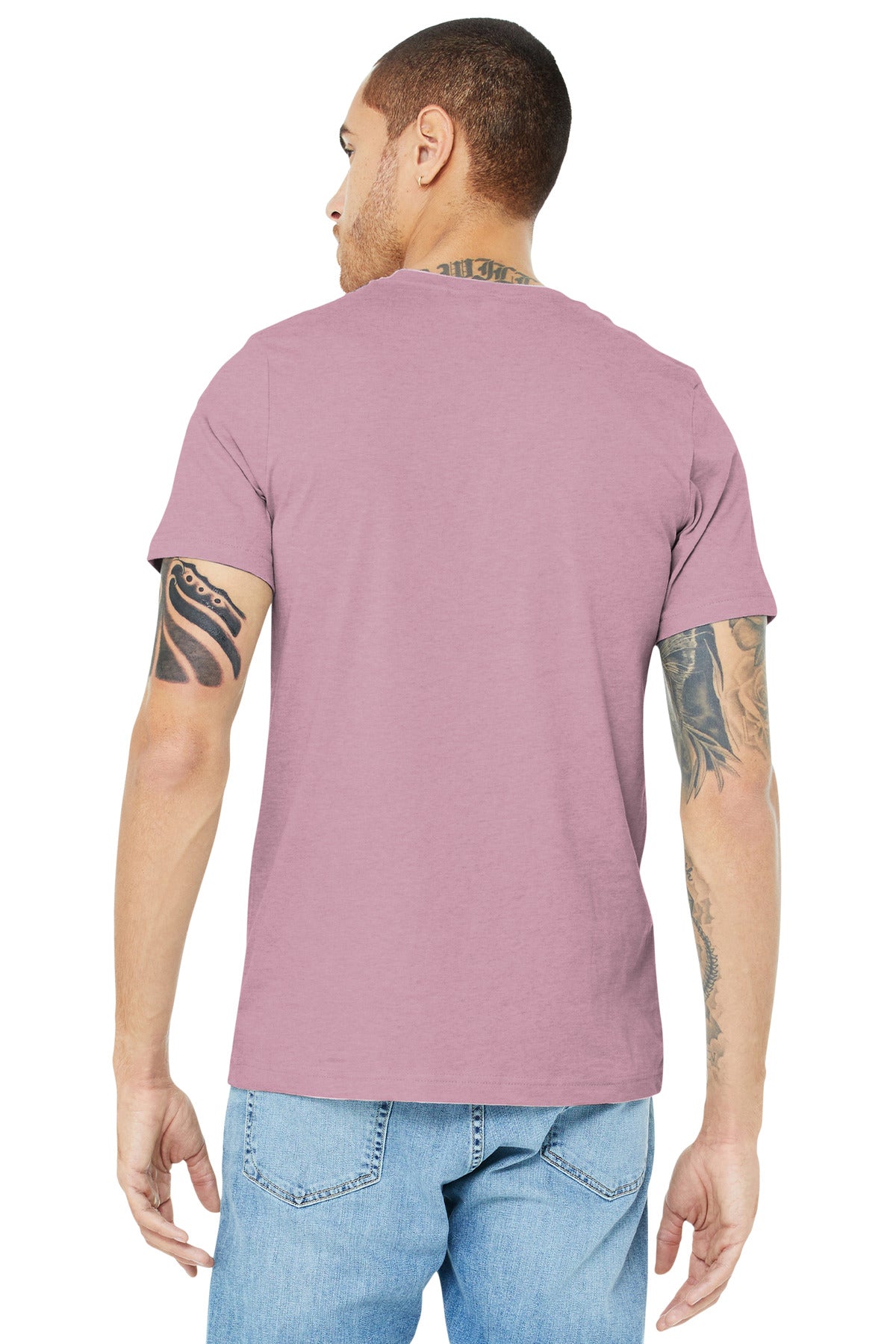 BELLA+CANVAS Unisex Heather CVC Short Sleeve Tee. BC3001CVC