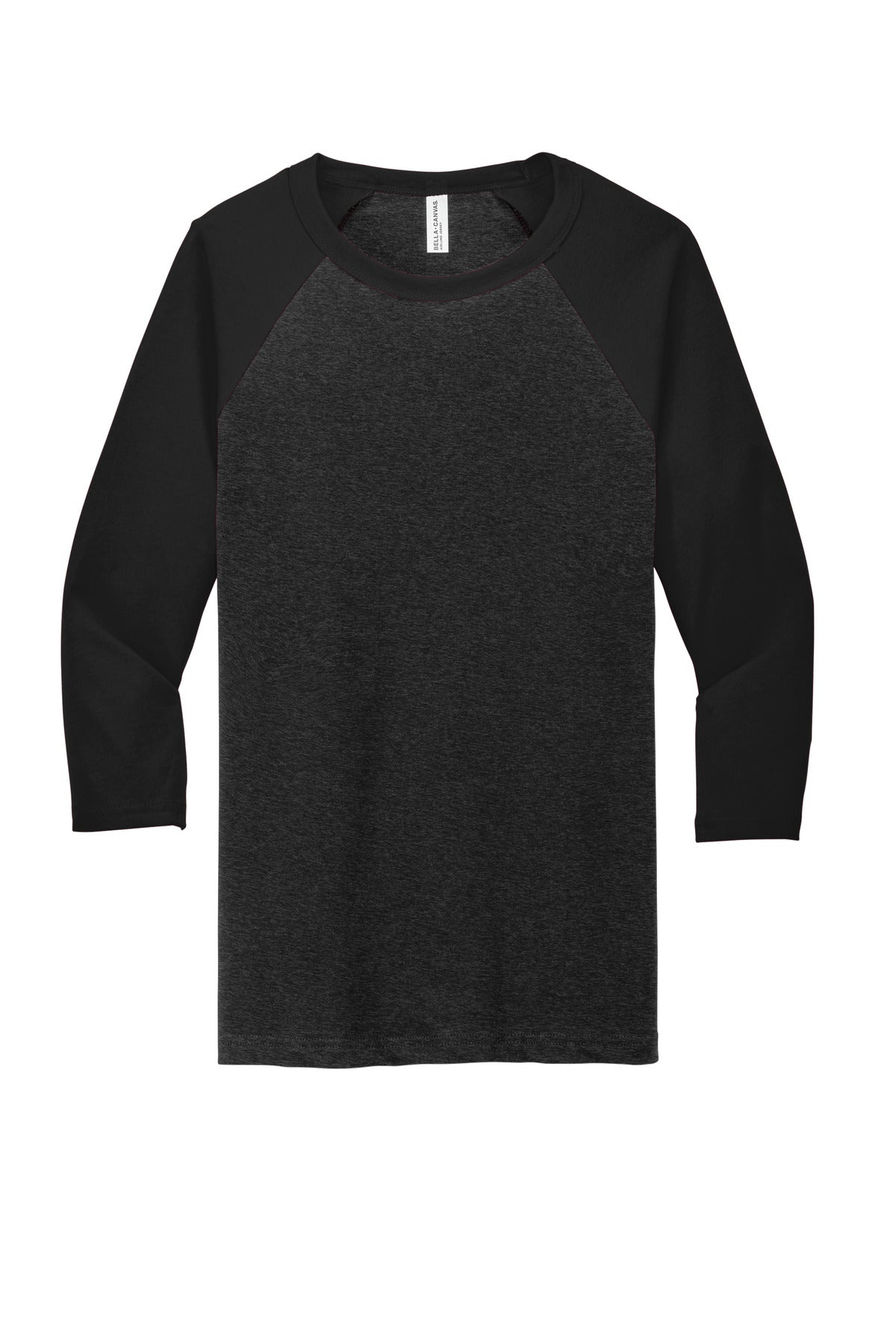 BELLA+CANVAS Unisex 3/4-Sleeve Baseball Tee. BC3200