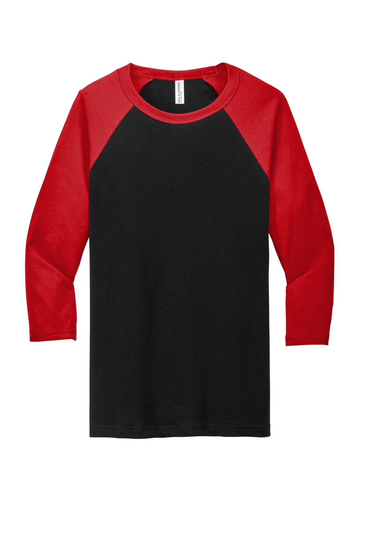 BELLA+CANVAS Unisex 3/4-Sleeve Baseball Tee. BC3200