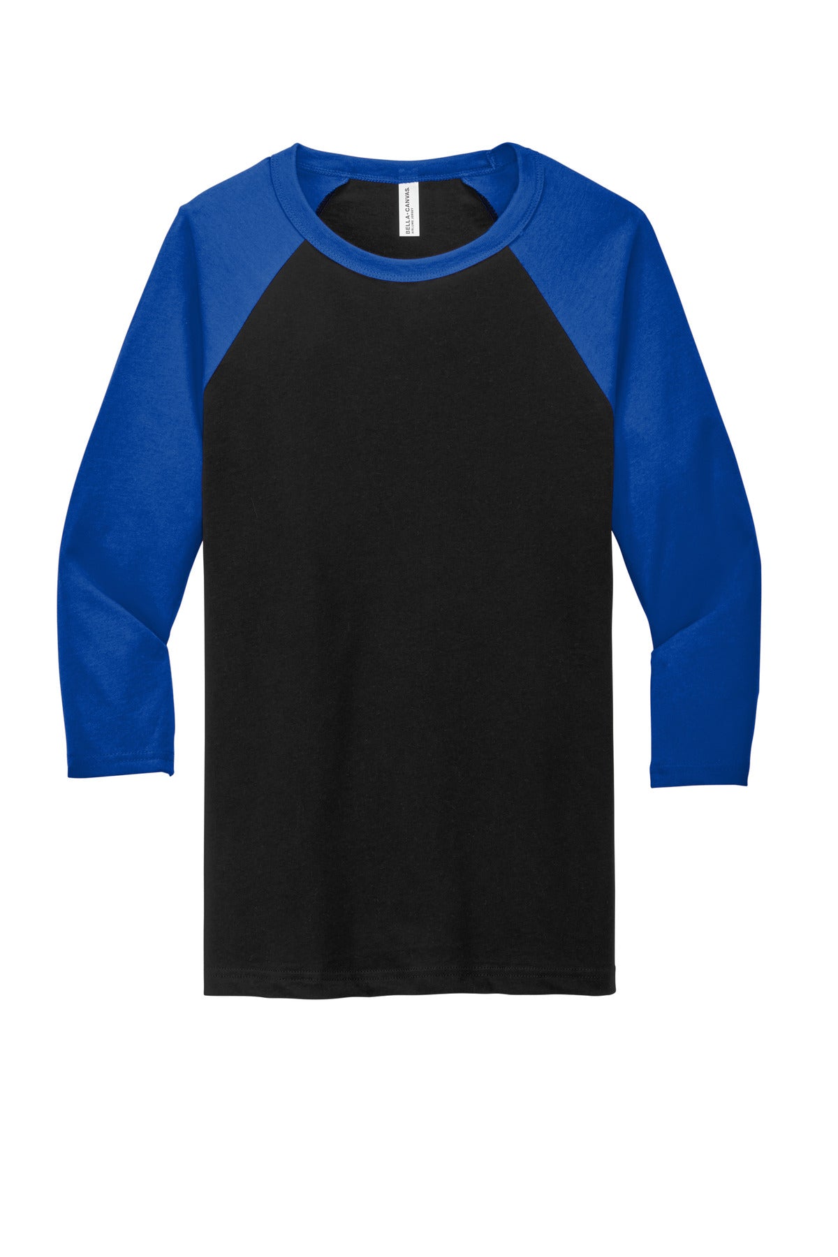 BELLA+CANVAS Unisex 3/4-Sleeve Baseball Tee. BC3200