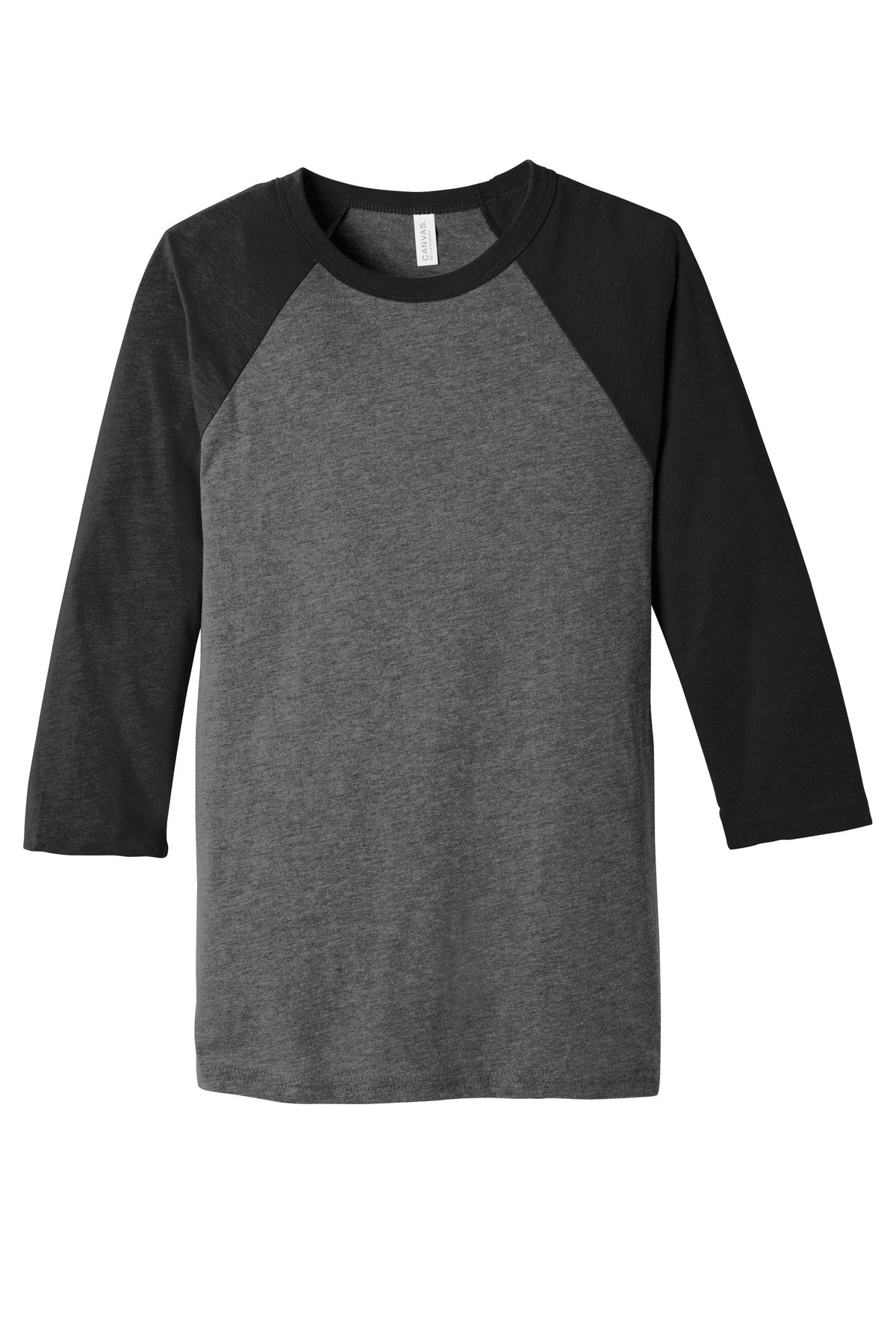 BELLA+CANVAS Unisex 3/4-Sleeve Baseball Tee. BC3200