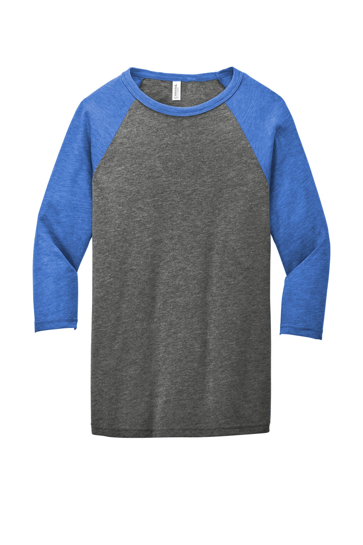 BELLA+CANVAS Unisex 3/4-Sleeve Baseball Tee. BC3200