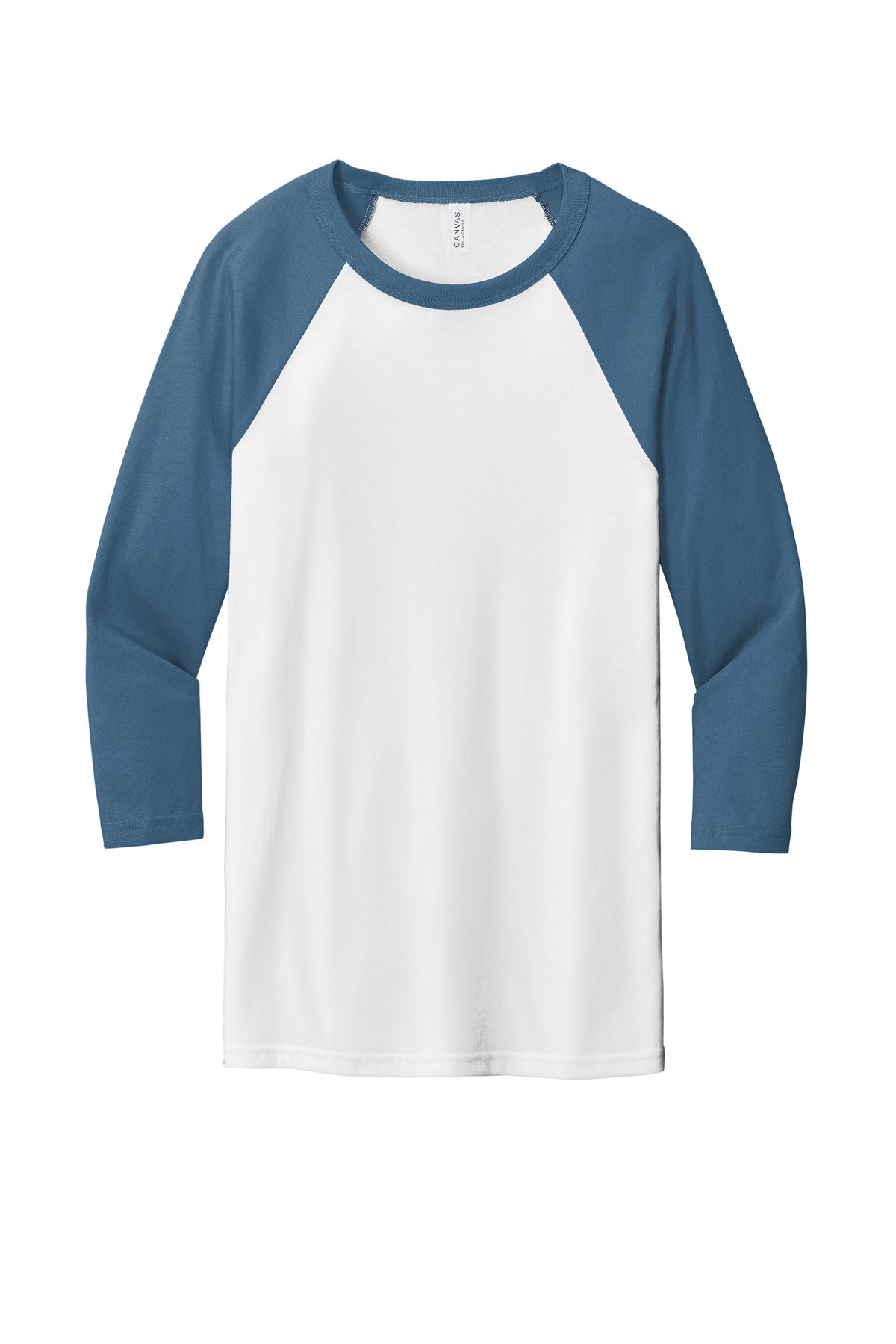 BELLA+CANVAS Unisex 3/4-Sleeve Baseball Tee. BC3200