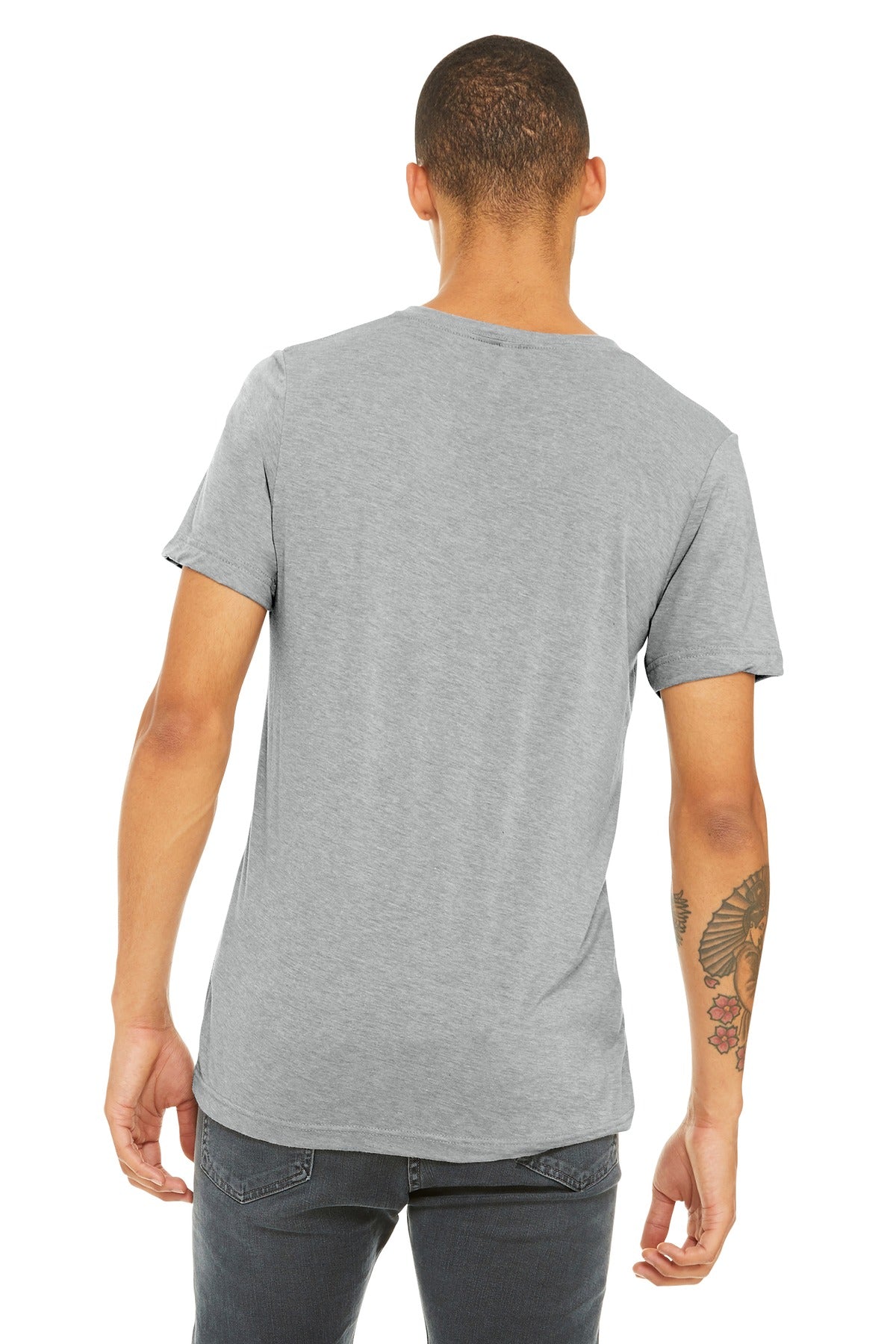 BELLA+CANVAS Unisex Triblend Short Sleeve V-Neck Te. BC3415