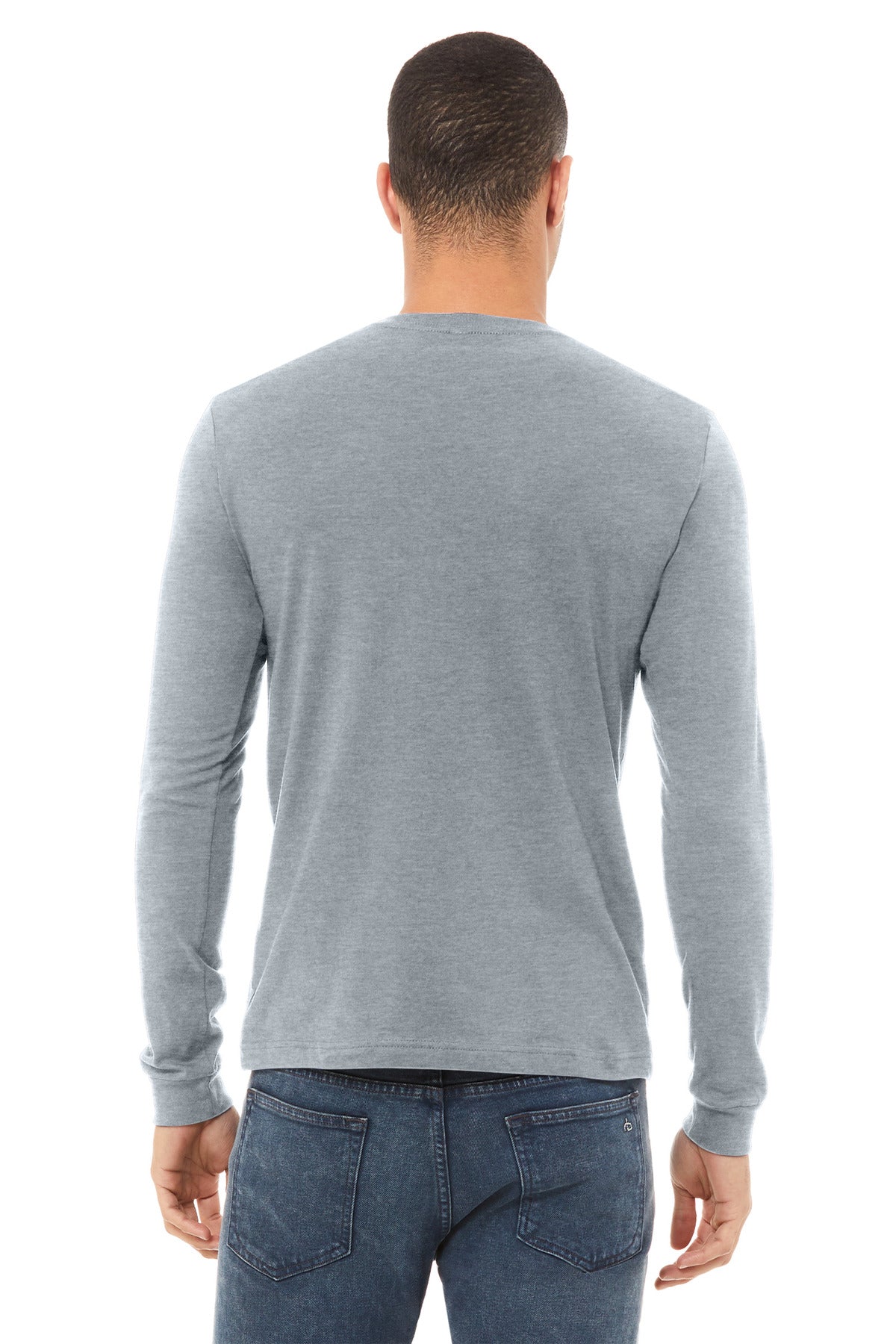BELLA+CANVAS Unisex Heather CVC Long Sleeve Tee BC3501CVC