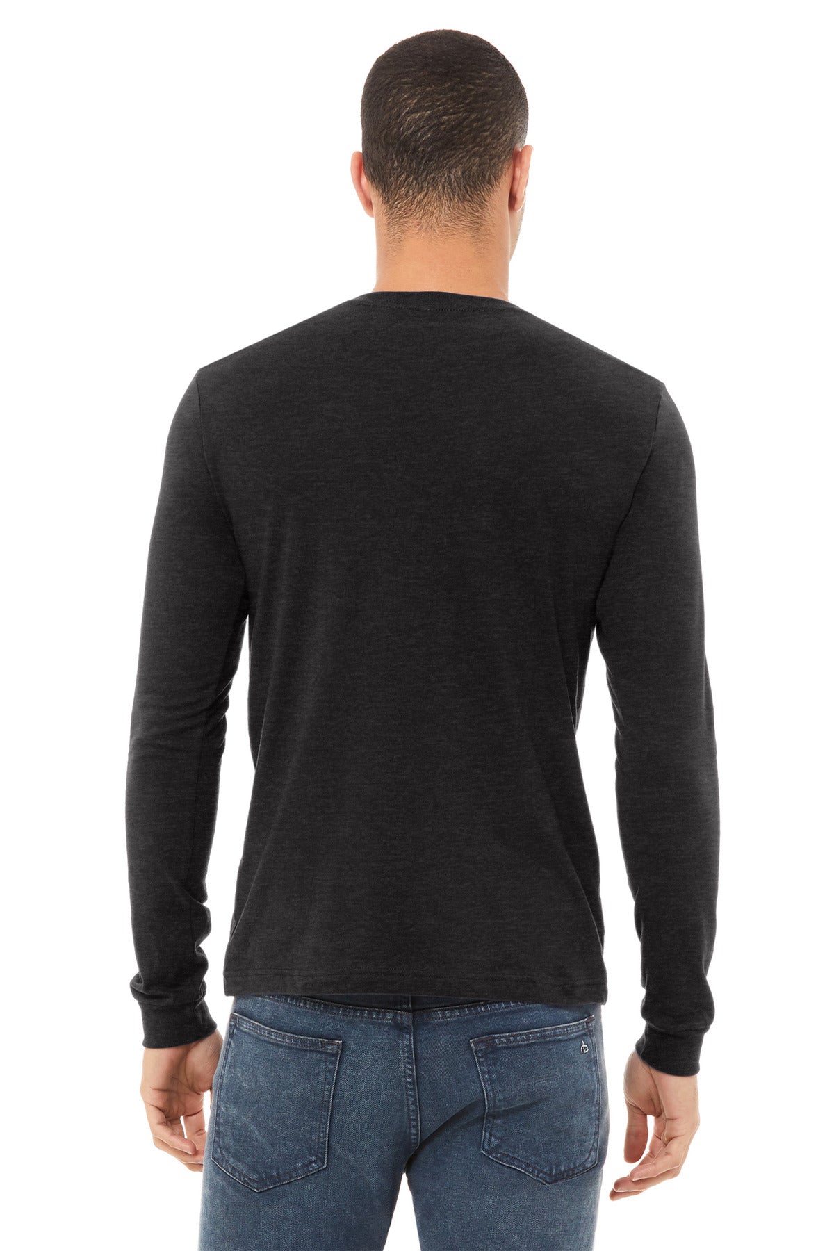 BELLA+CANVAS Unisex Heather CVC Long Sleeve Tee BC3501CVC
