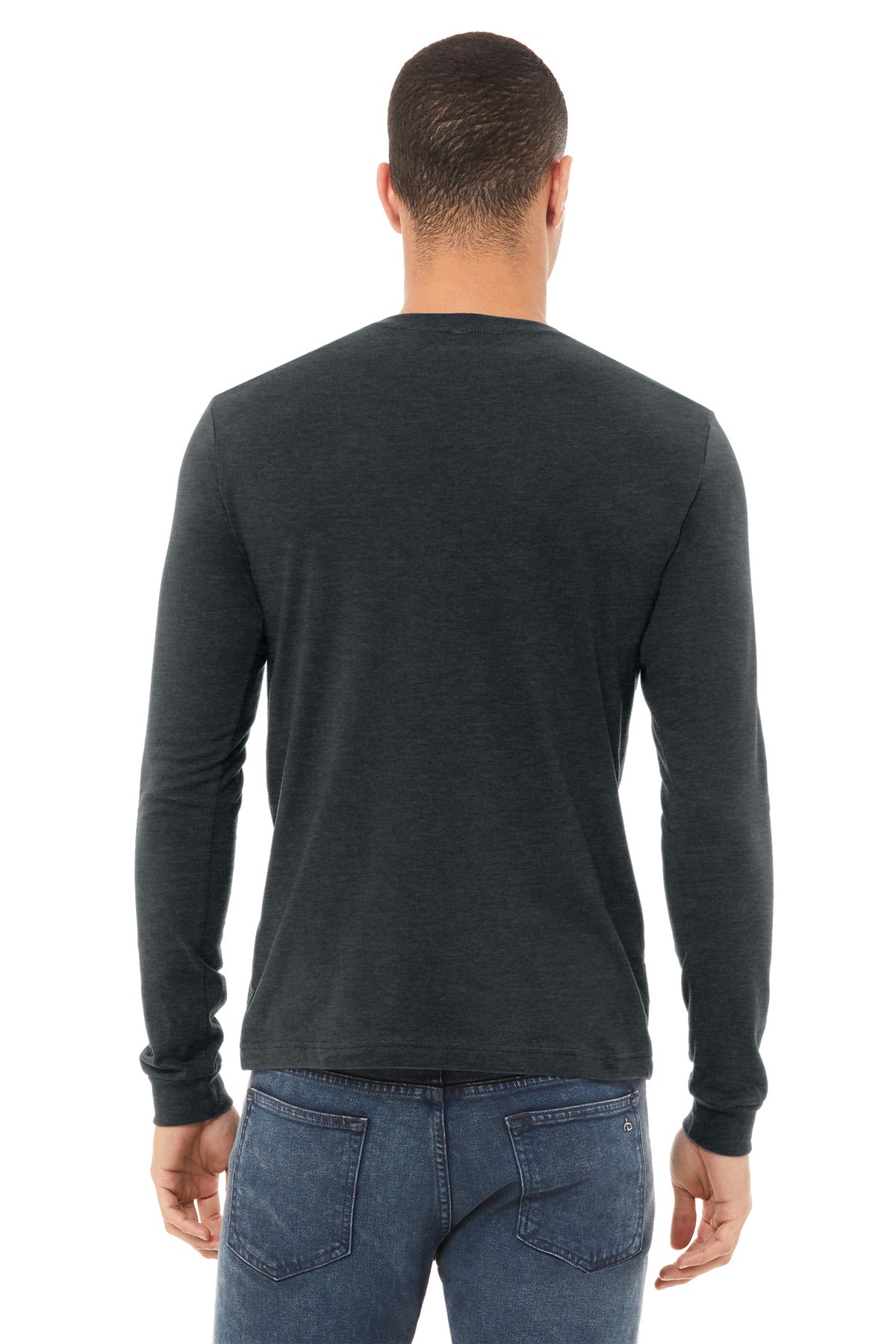 BELLA+CANVAS Unisex Heather CVC Long Sleeve Tee BC3501CVC