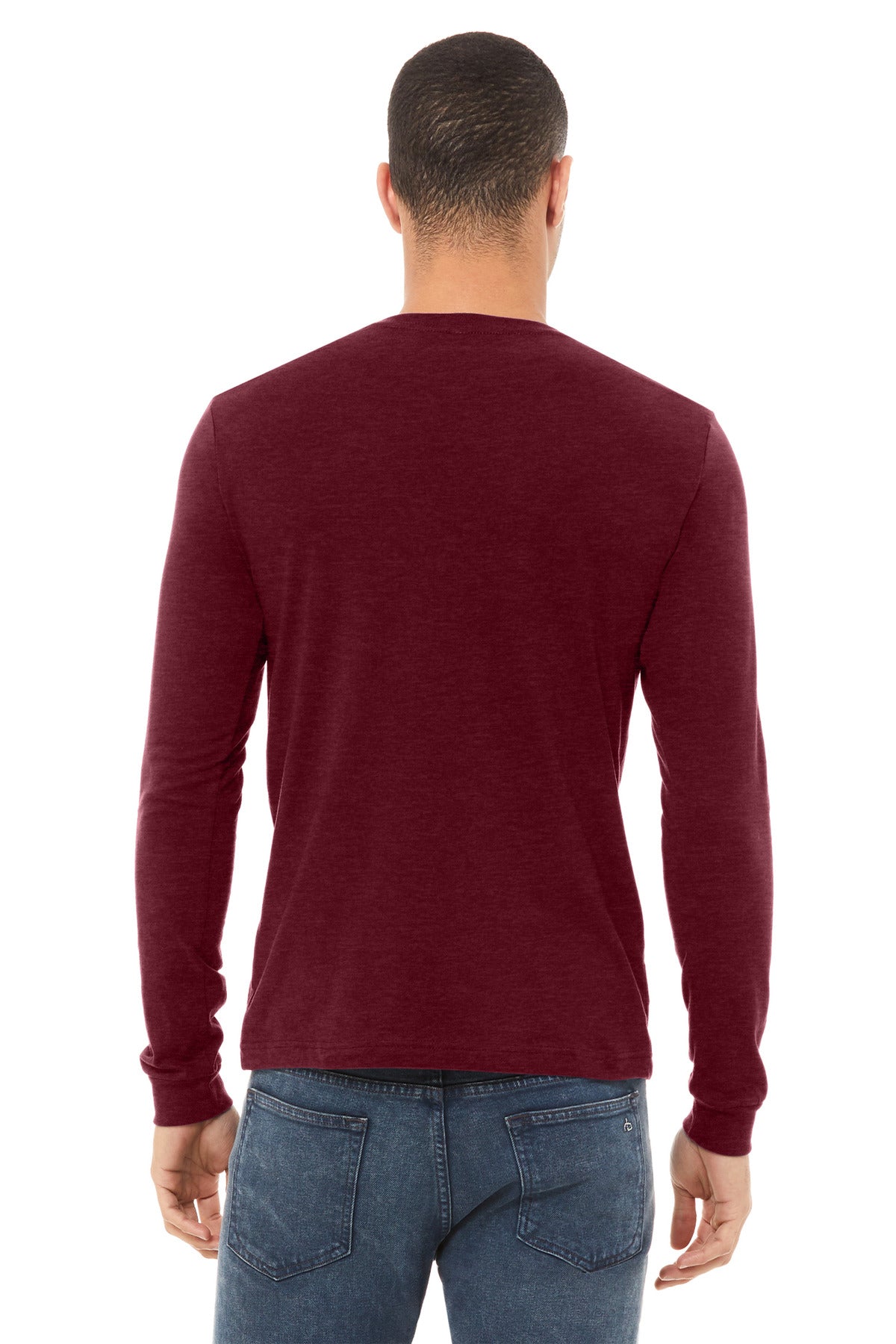 BELLA+CANVAS Unisex Heather CVC Long Sleeve Tee BC3501CVC