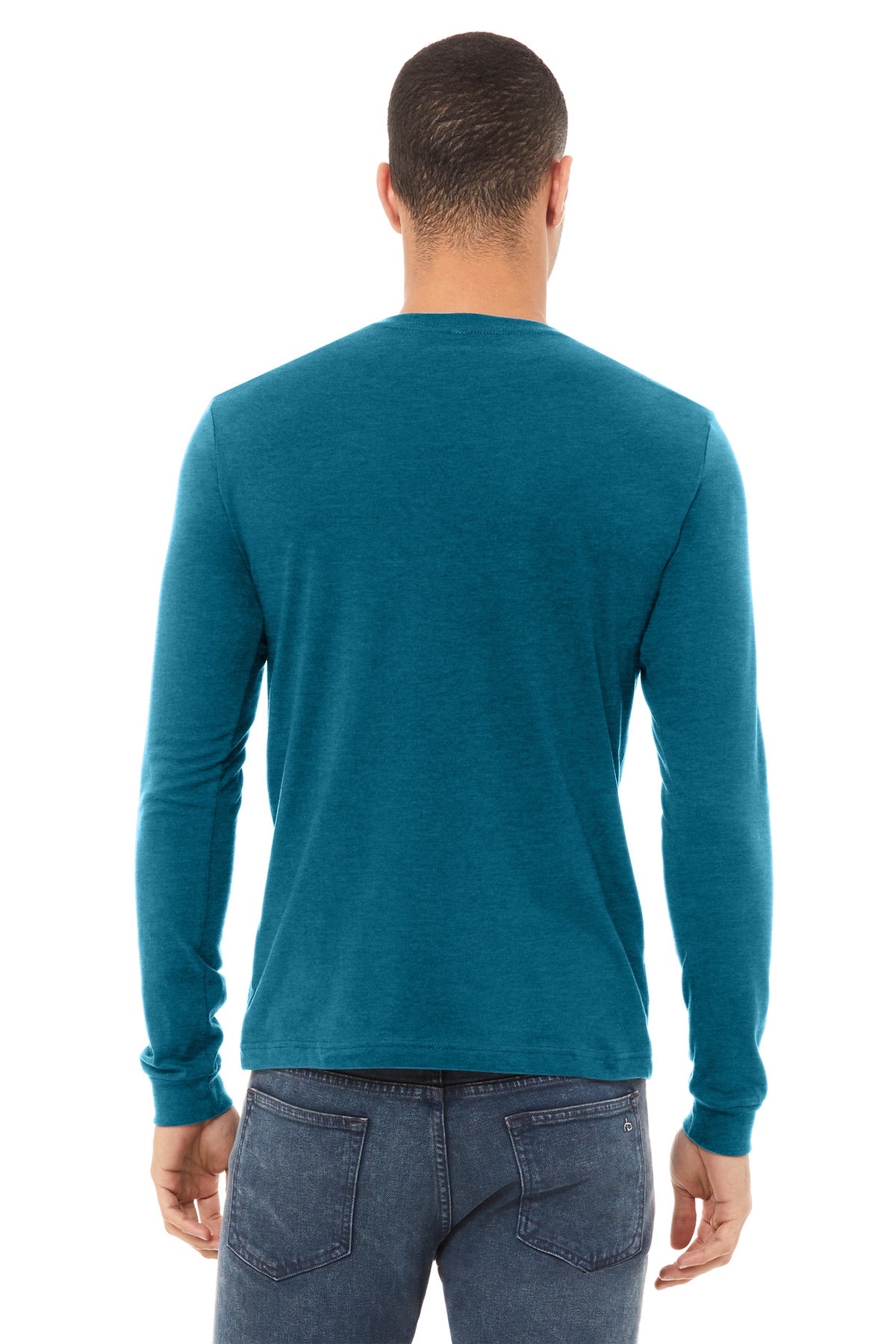 BELLA+CANVAS Unisex Heather CVC Long Sleeve Tee BC3501CVC