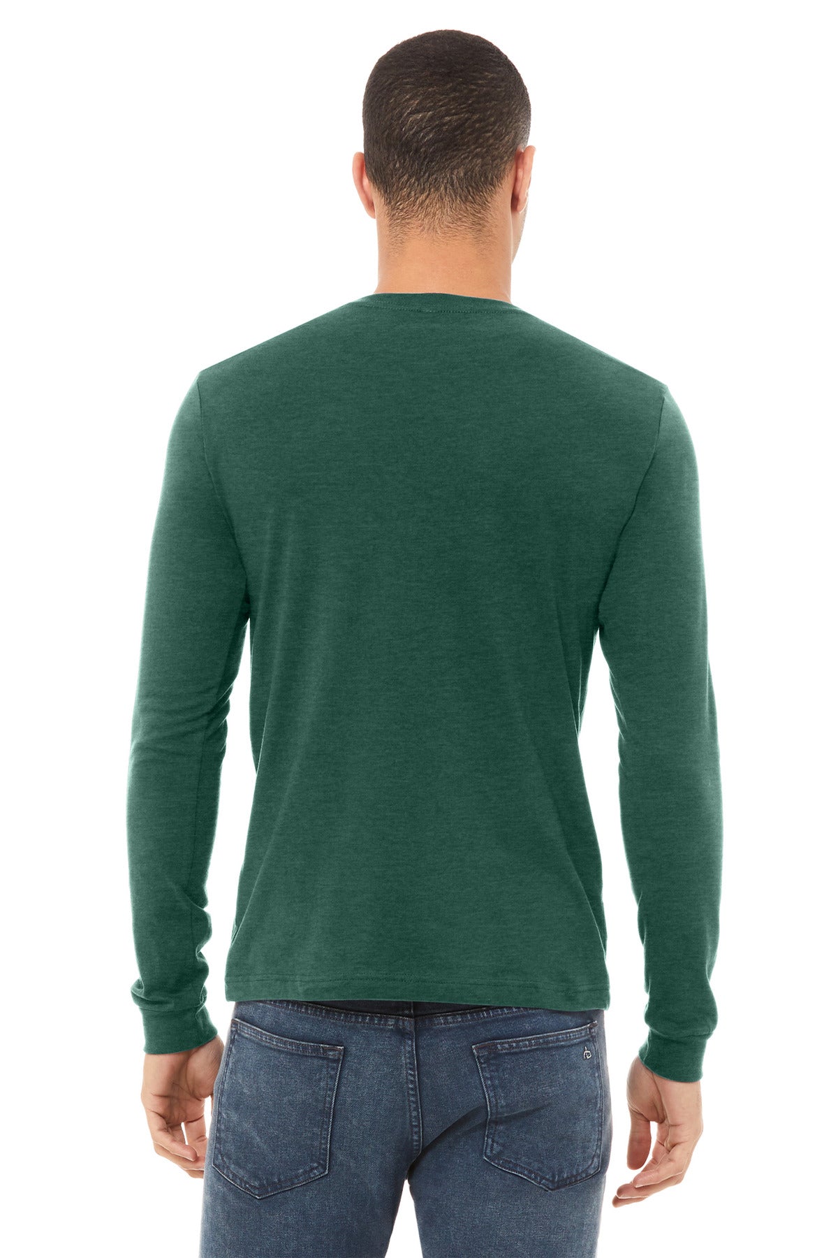 BELLA+CANVAS Unisex Heather CVC Long Sleeve Tee BC3501CVC