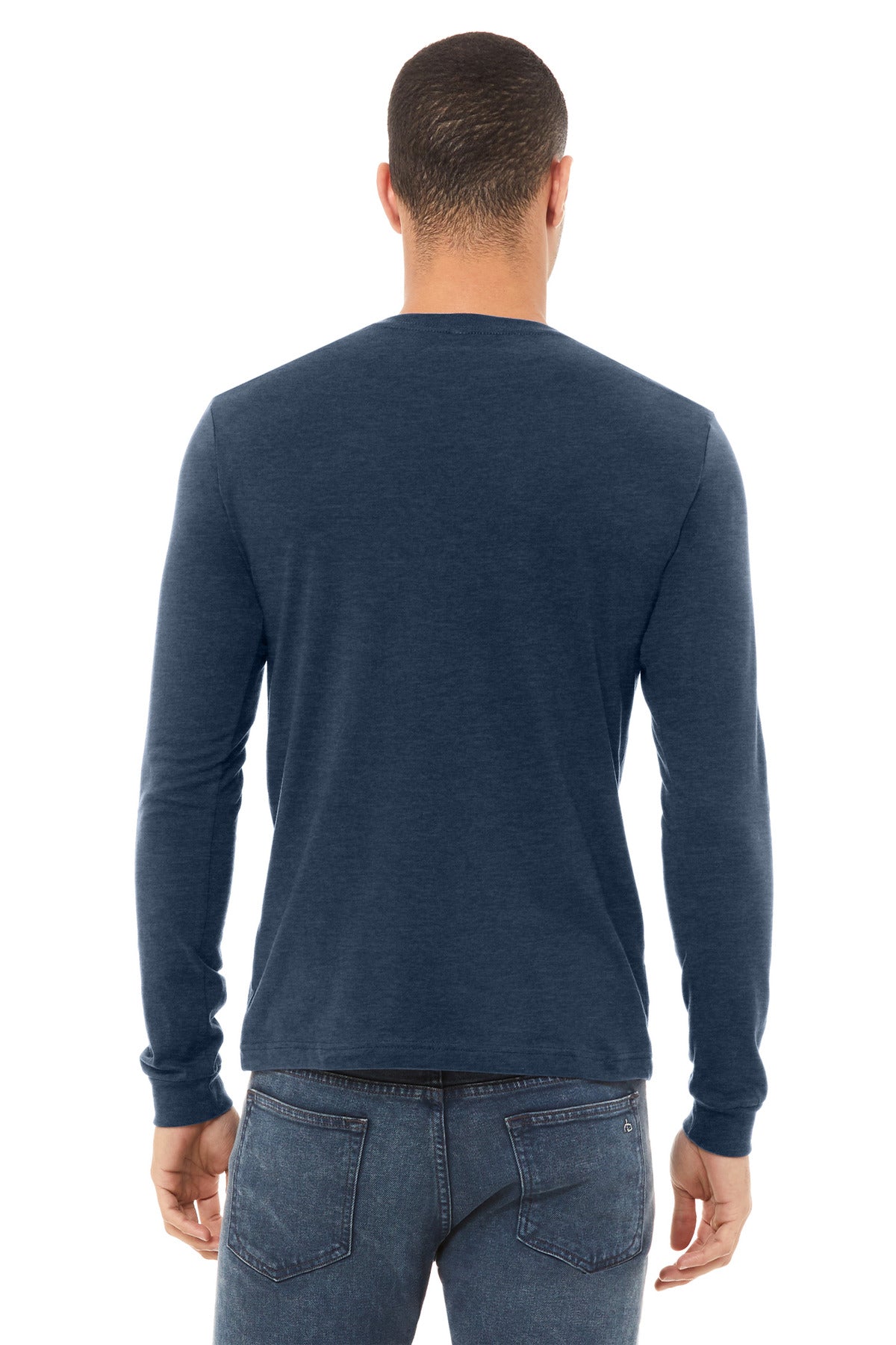 BELLA+CANVAS Unisex Heather CVC Long Sleeve Tee BC3501CVC