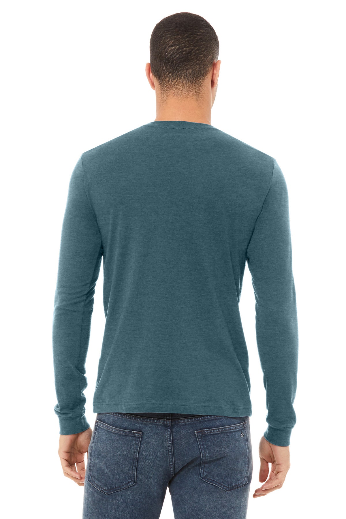 BELLA+CANVAS Unisex Heather CVC Long Sleeve Tee BC3501CVC