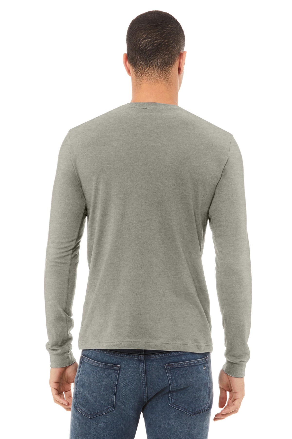BELLA+CANVAS Unisex Heather CVC Long Sleeve Tee BC3501CVC