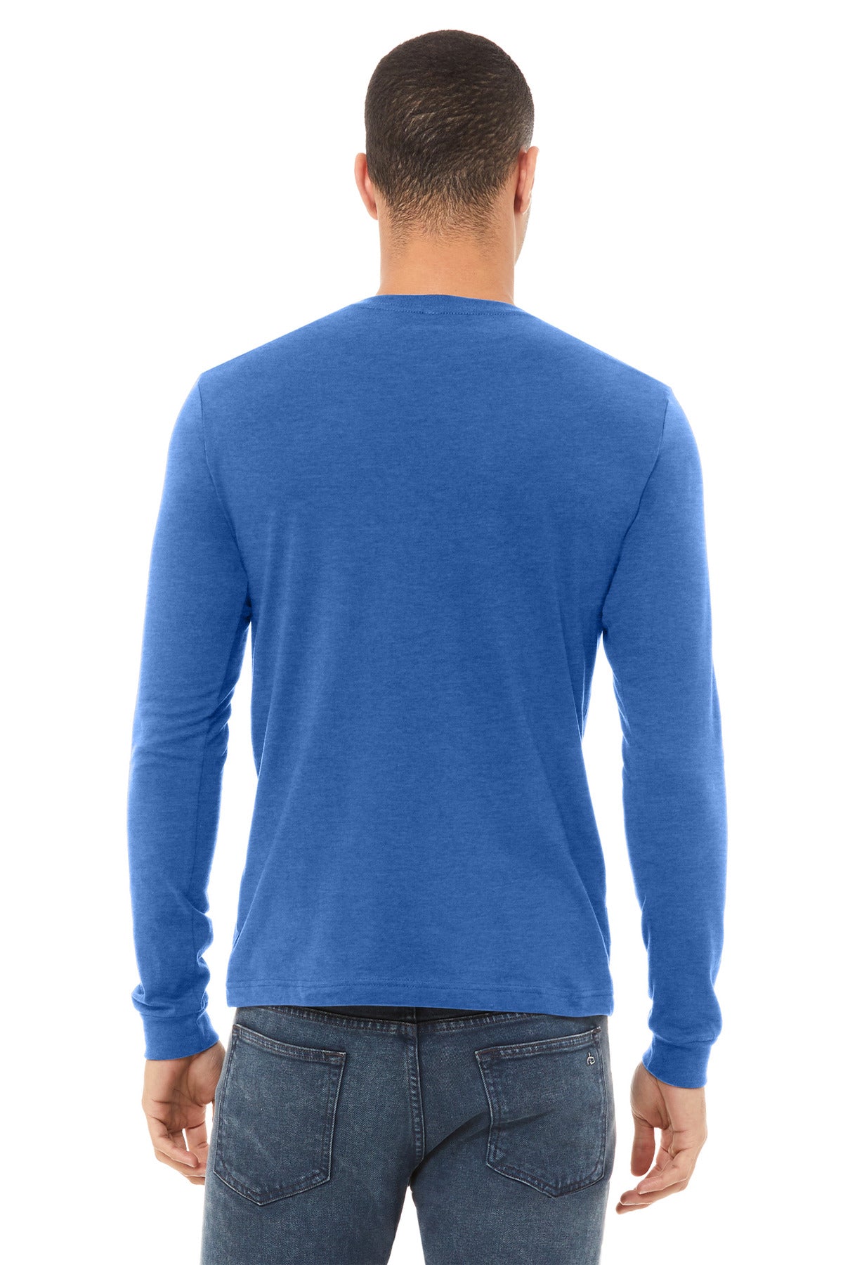 BELLA+CANVAS Unisex Heather CVC Long Sleeve Tee BC3501CVC