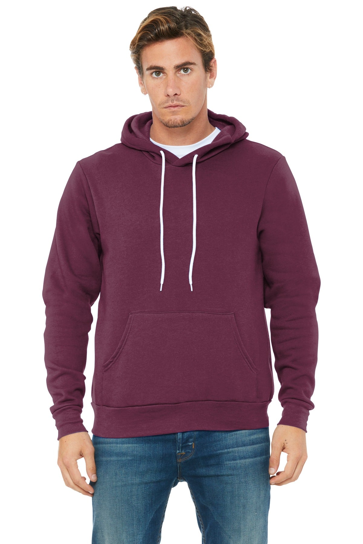 BELLA+CANVAS Unisex Sponge Fleece Pullover Hoodie. BC3719