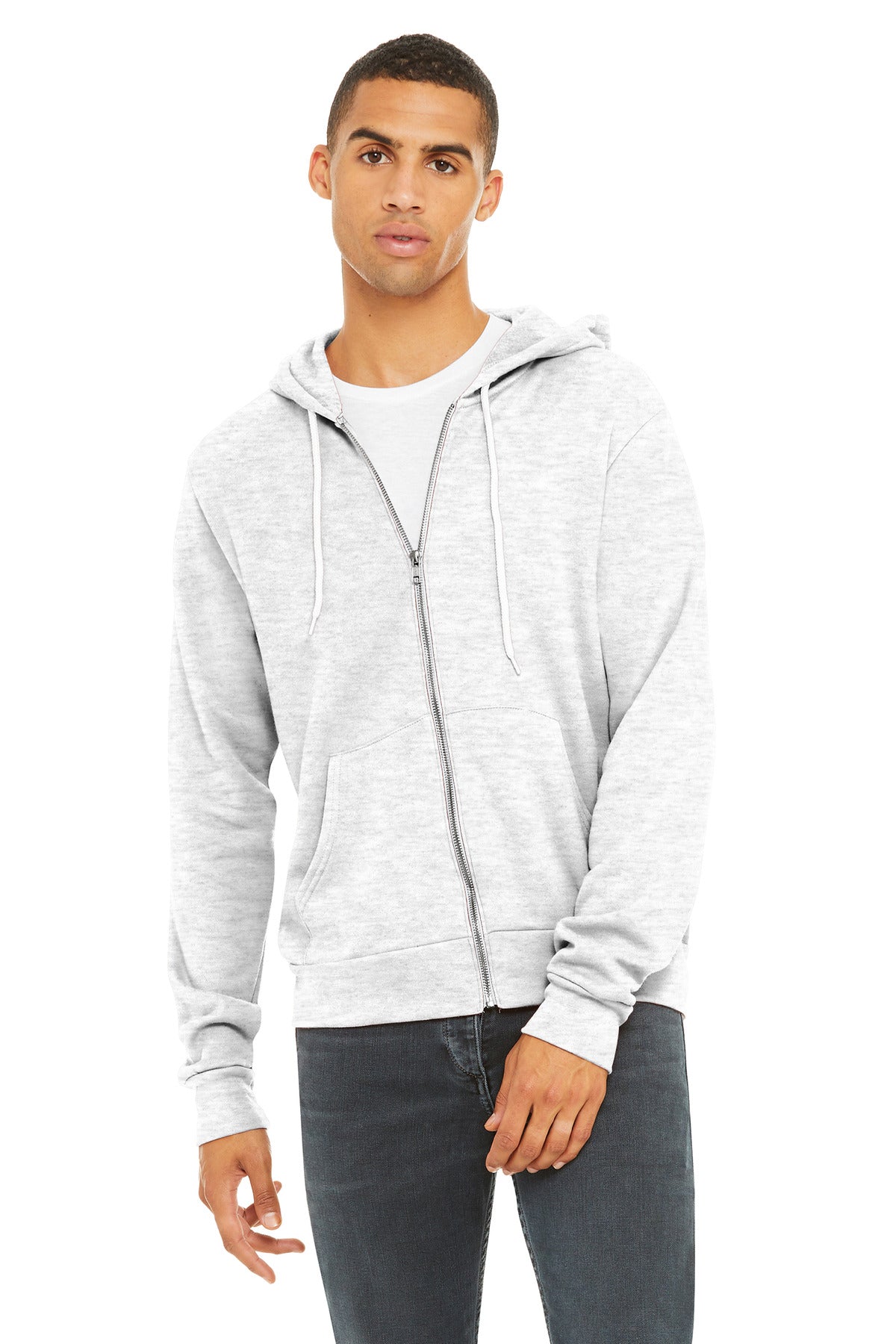 BELLA+CANVAS Unisex Sponge Fleece Full-Zip Hoodie. BC3739