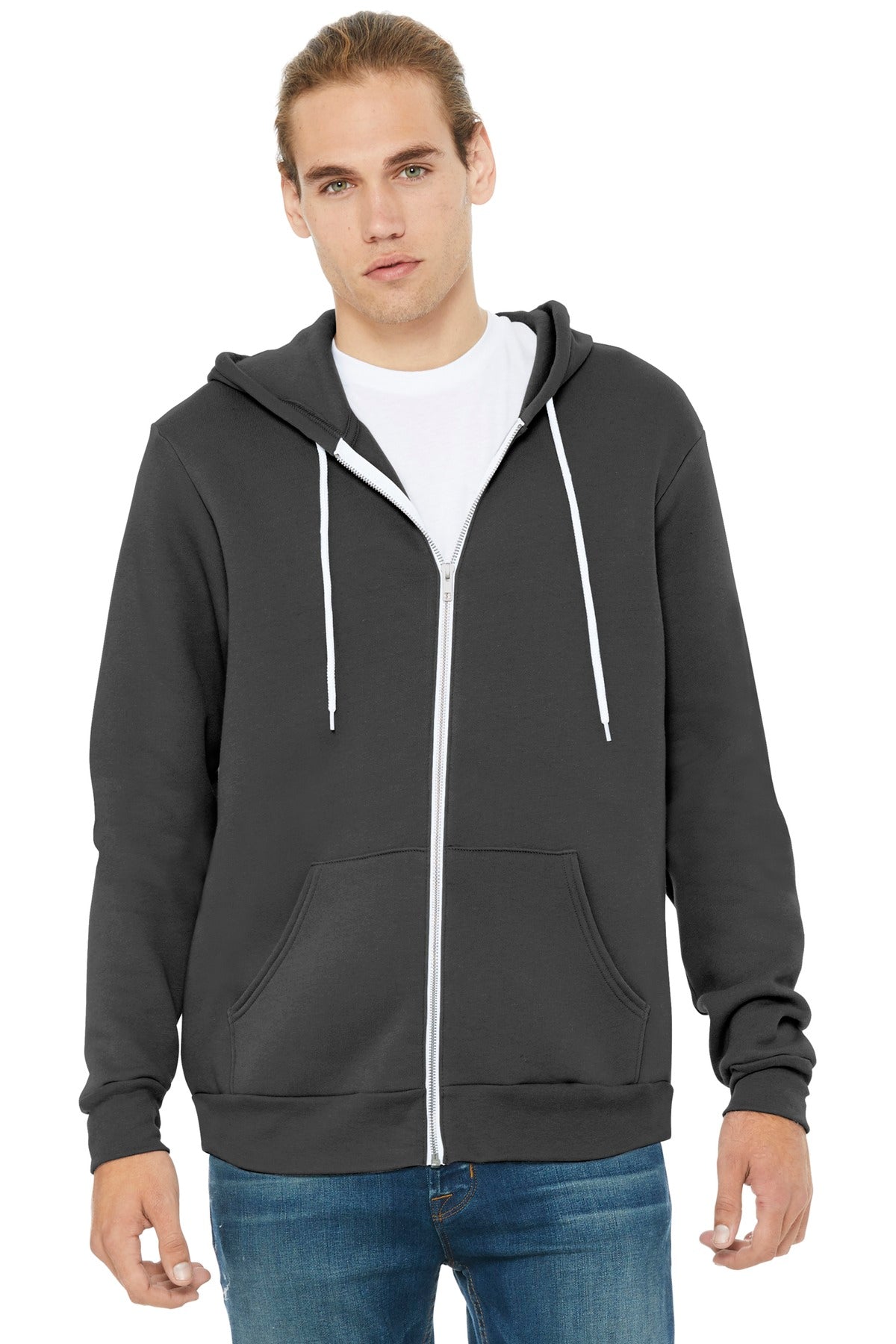 BELLA+CANVAS Unisex Sponge Fleece Full-Zip Hoodie. BC3739