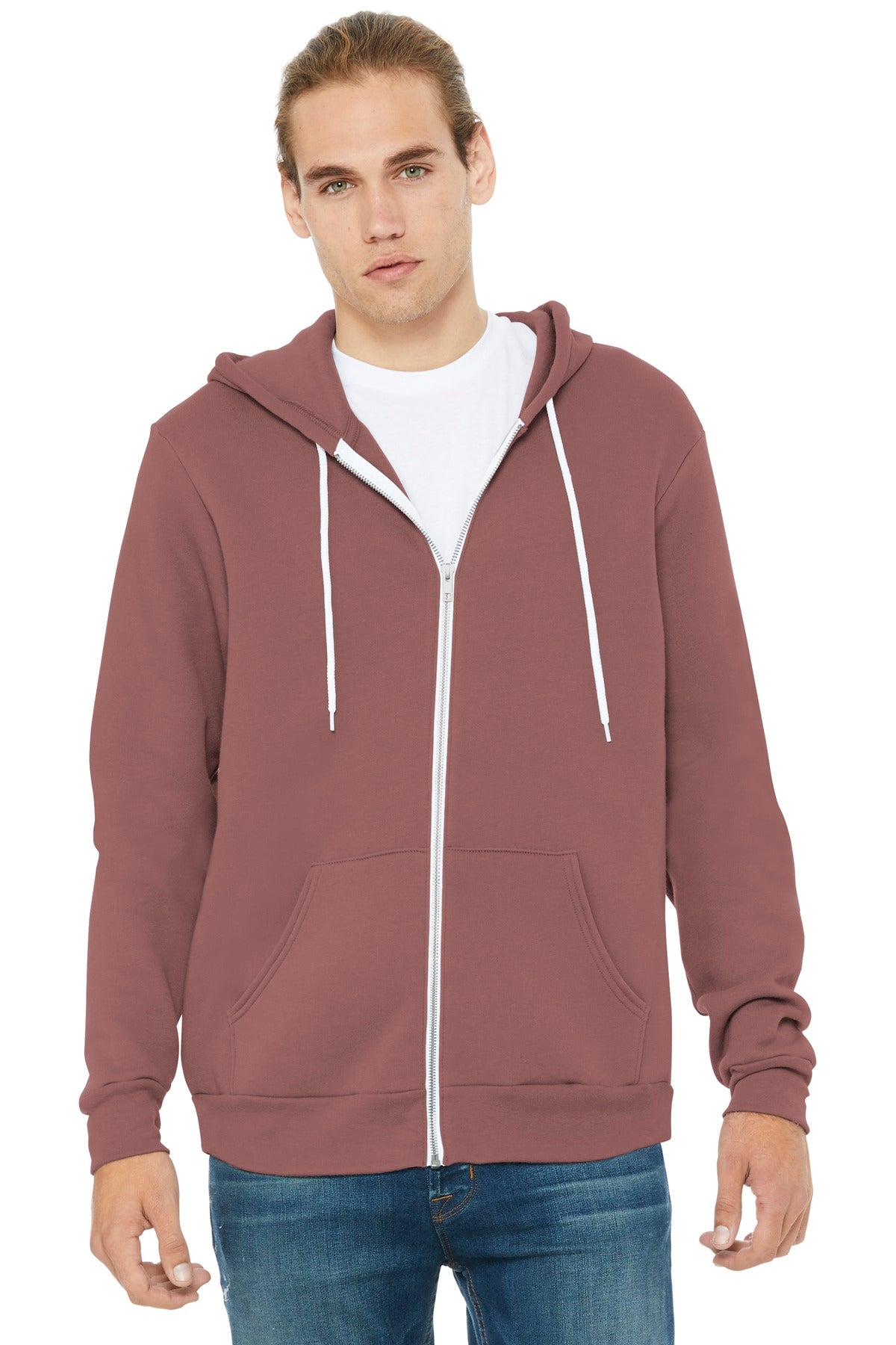 BELLA+CANVAS Unisex Sponge Fleece Full-Zip Hoodie. BC3739