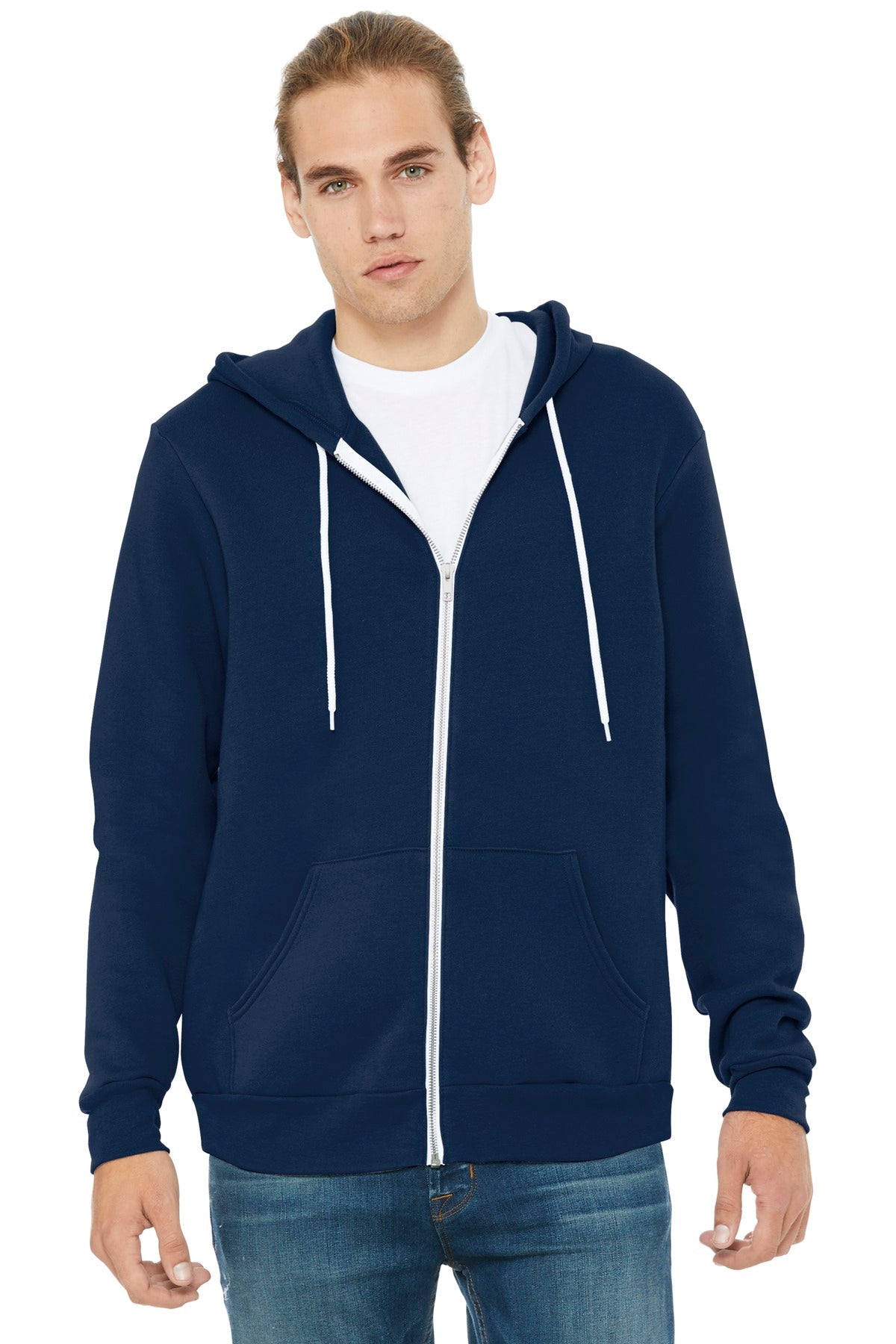 BELLA+CANVAS Unisex Sponge Fleece Full-Zip Hoodie. BC3739