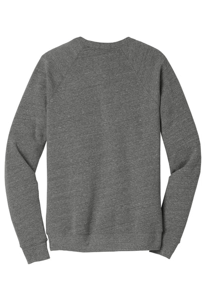 BELLA+CANVAS Unisex Sponge Fleece Raglan Sweatshirt. BC3901