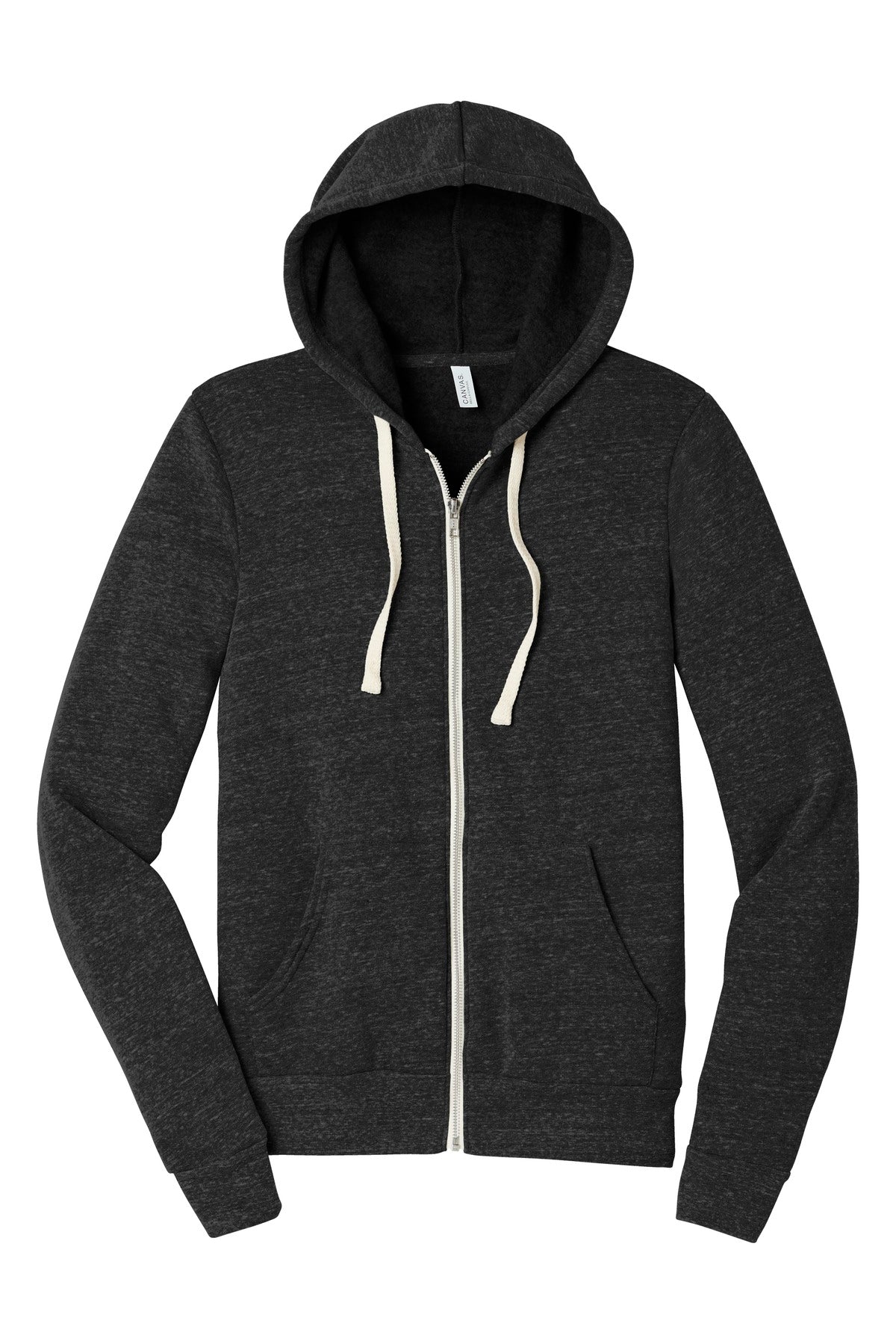 BELLA+CANVAS Unisex Triblend Sponge Fleece Full-Zip Hoodie. BC3909