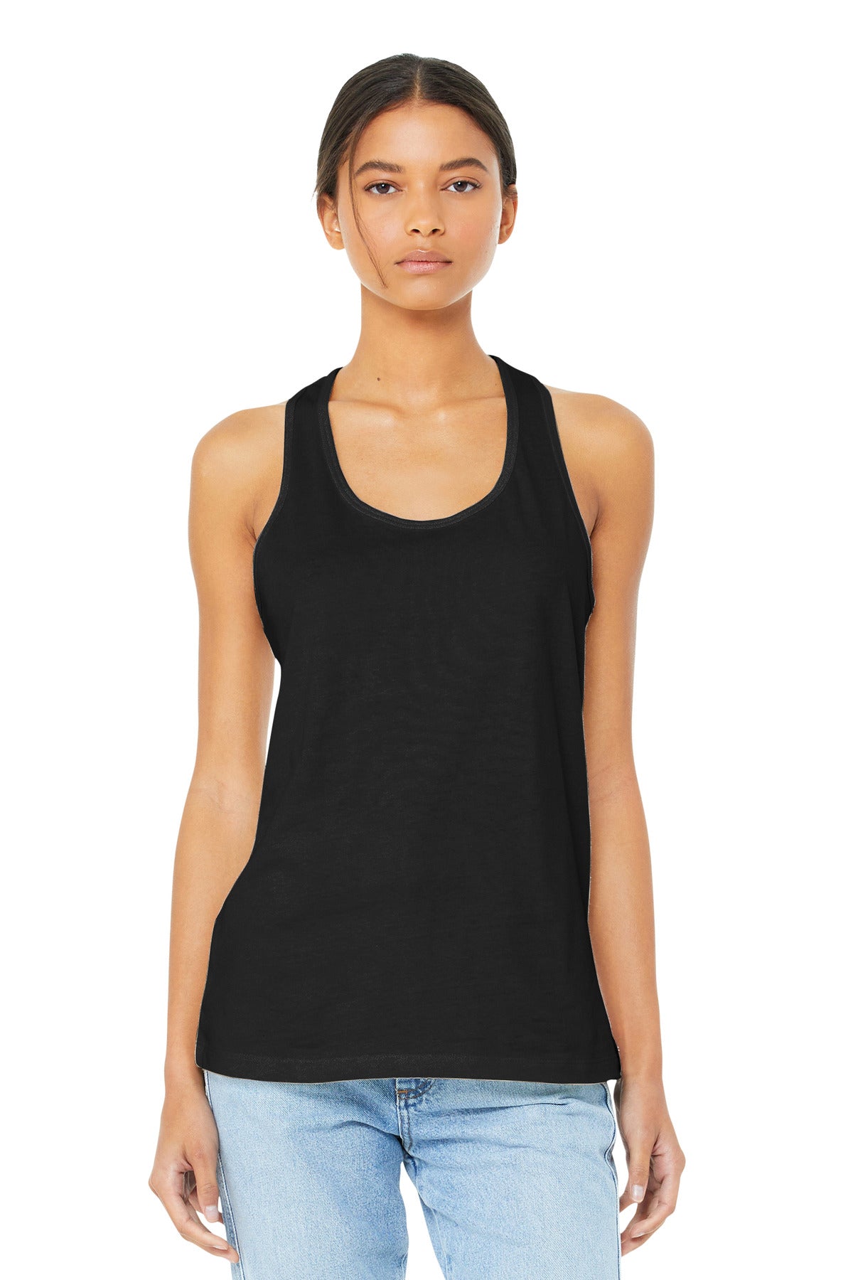 BELLA+CANVAS Women's Jersey Racerback Tank. BC6008