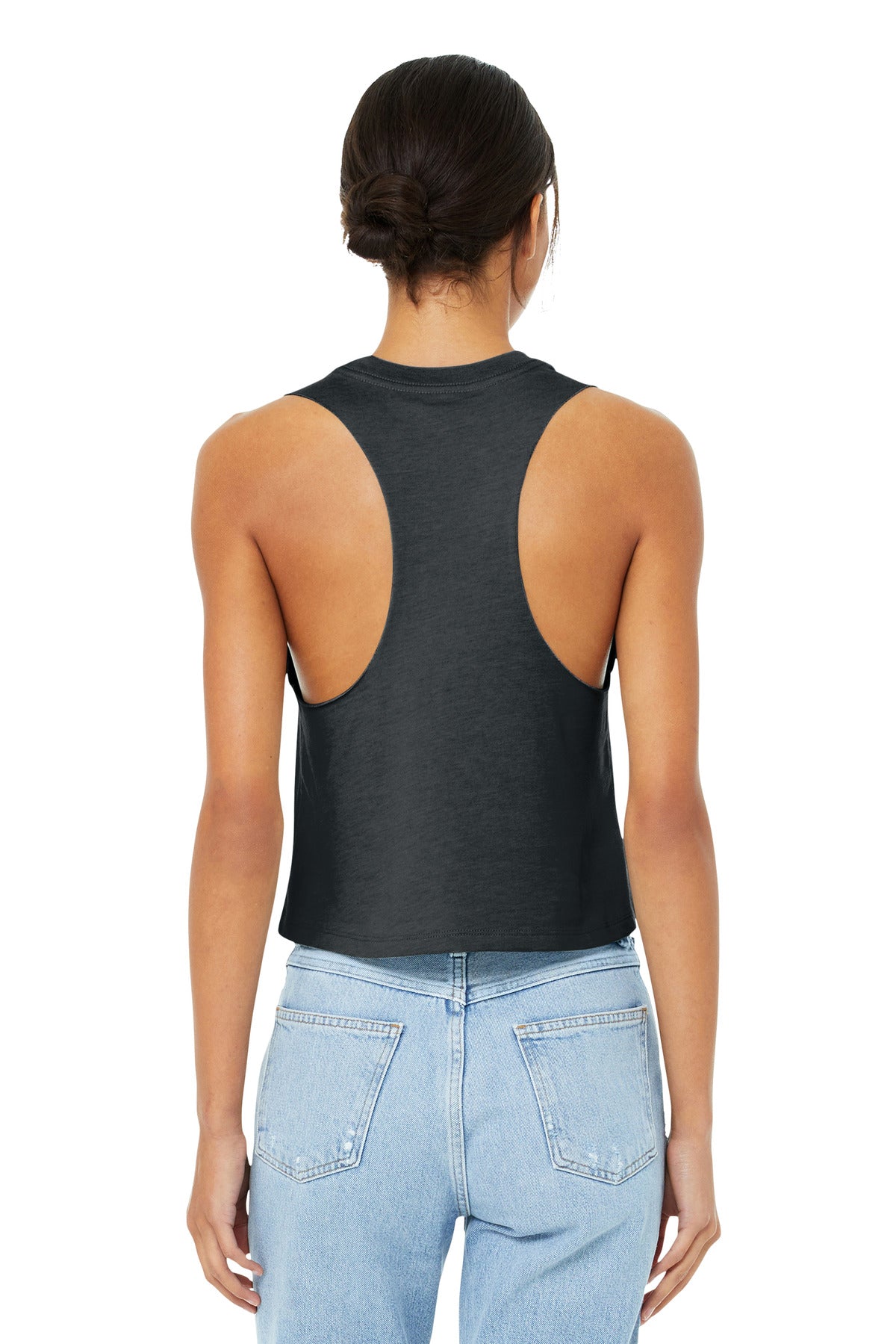 BELLA+CANVAS Women's Racerback Cropped Tank. BC6682